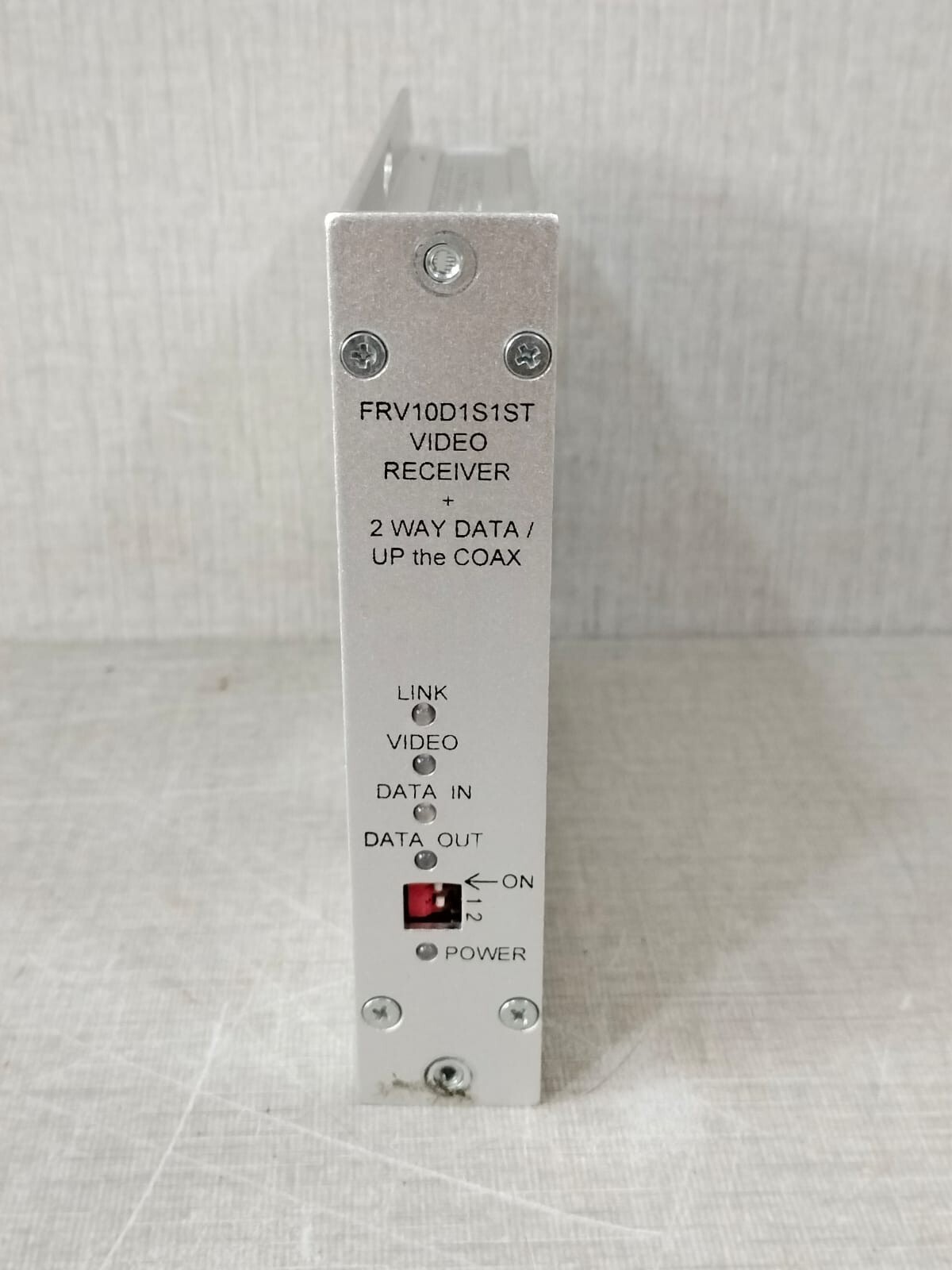 Pelco FRV10D1S1ST PELCO BY SCHNEIDER ELECTRIC FRV10D1S1ST VIDEO RECEIVER+2 WAY DATA/ UP THE COAX 4