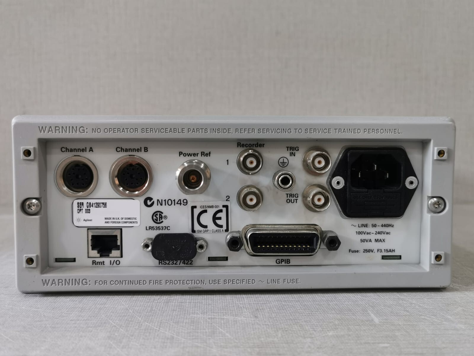 Agilent E4417A Agilent E4417A EPM-P Series Power Meter Dual Channel 9