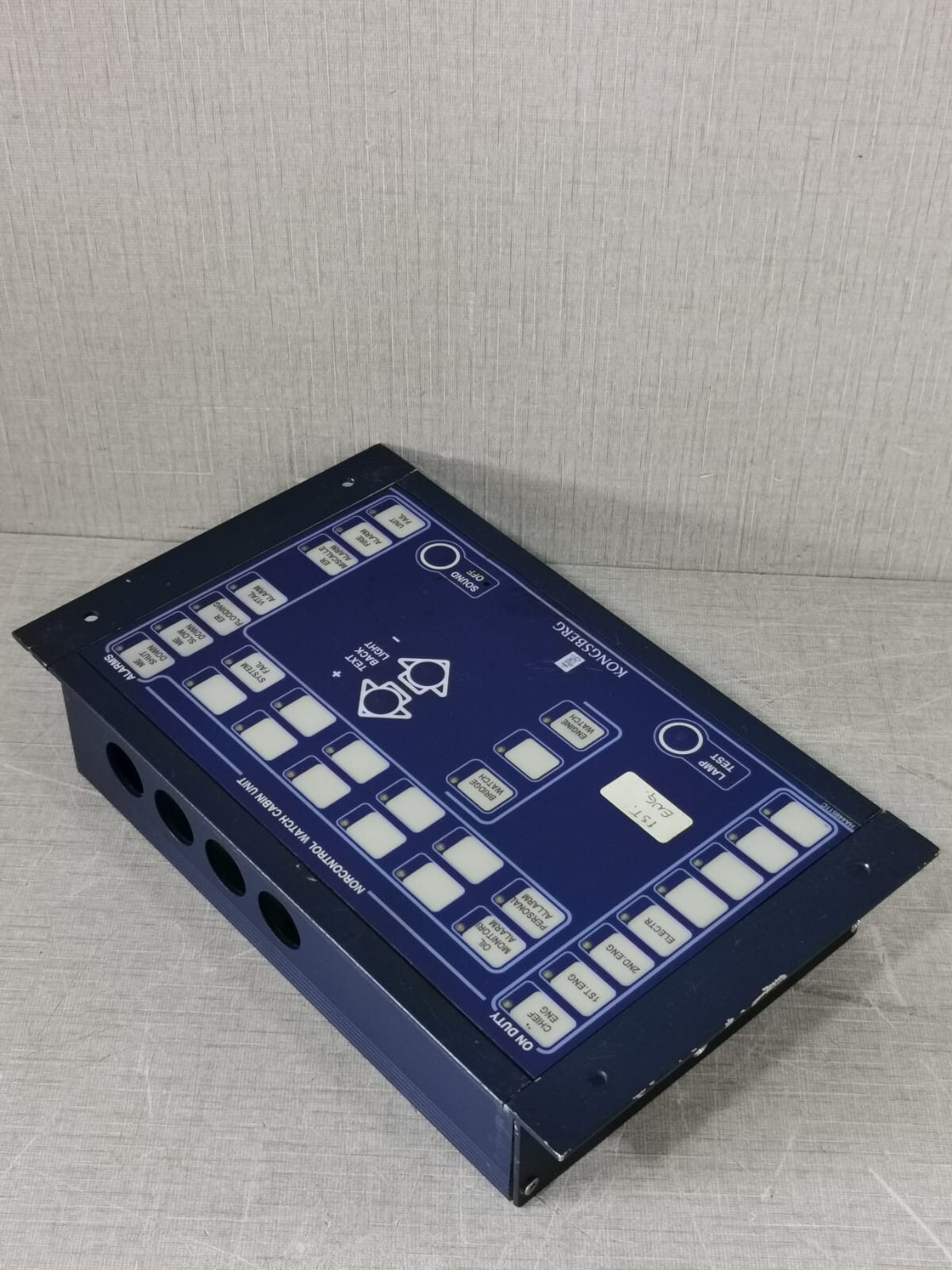 KONGSBERG 8100141 KONGSBERG 8100141 REV J1 WCU ALARM GROUP NORCONTROL WATCH CABIN UNIT 3