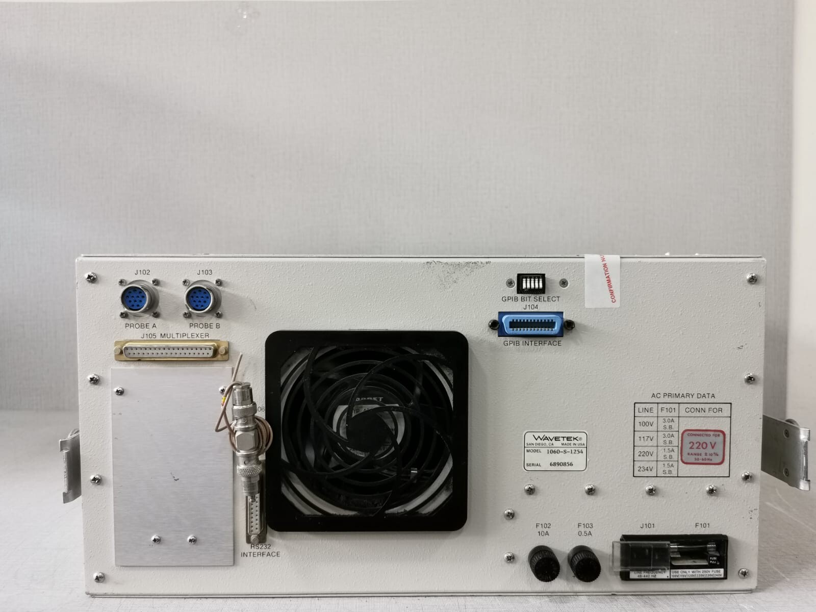 Wavetek 1060-S-1254 WAVETEK/DATRON 1060 1060-S-1254 WAVEFORM ANALYZER 4