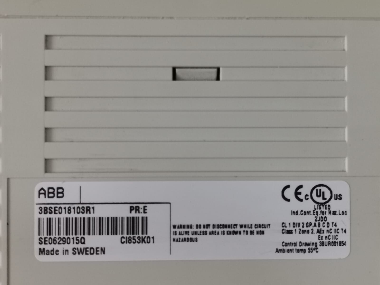 ABB 3BSE018103R1 ABB CI853K01 3BSE018103R1 COMMUNICATION MODULE 4