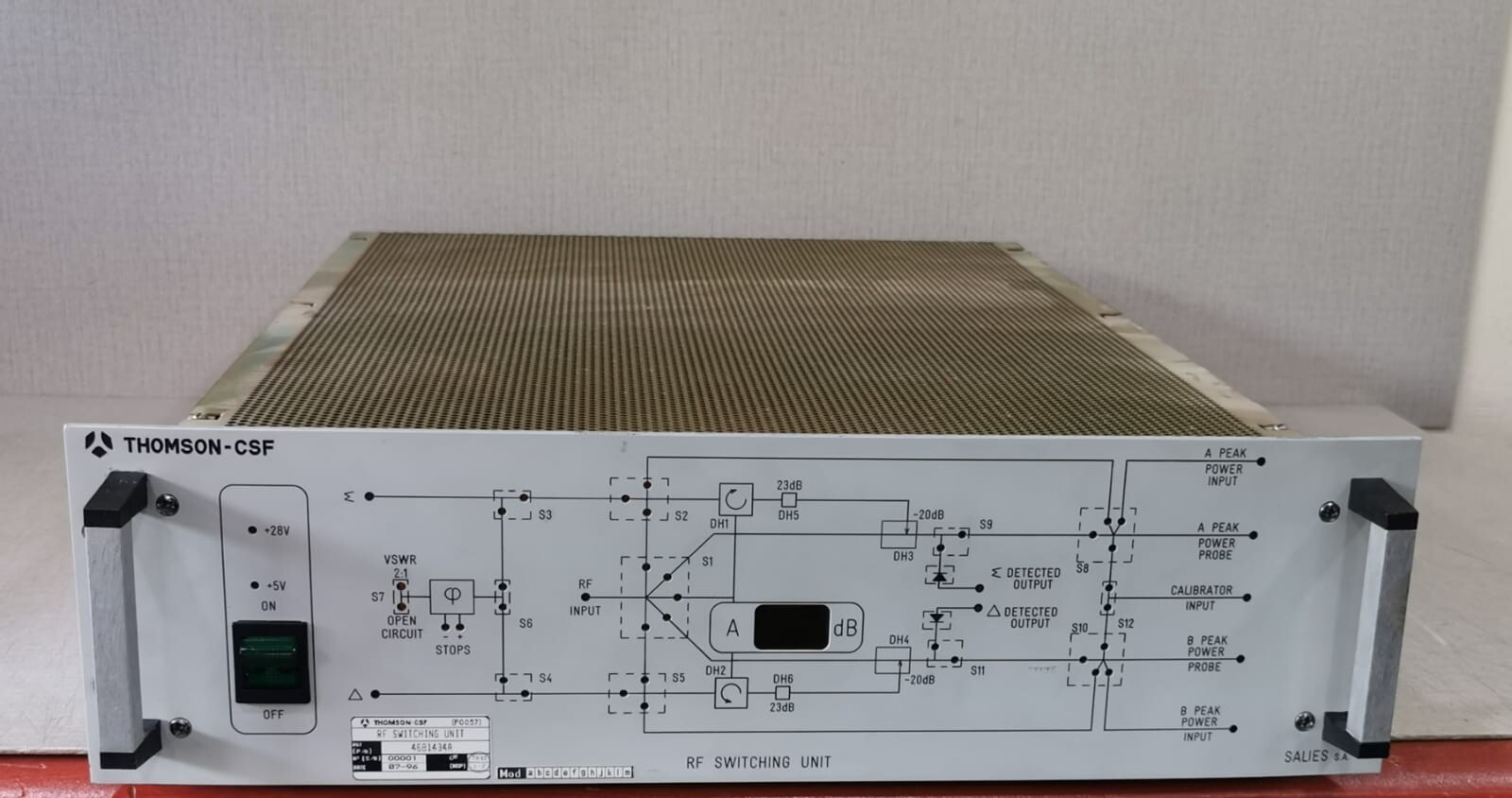 THOMSON-CSF RF Switching Unit P/n. 4681434A