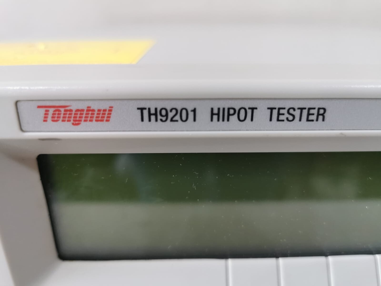 Tonghui TH9201 Tonghui TH9201 Hipot Tester AC/DC/IR VER. 2.59 10