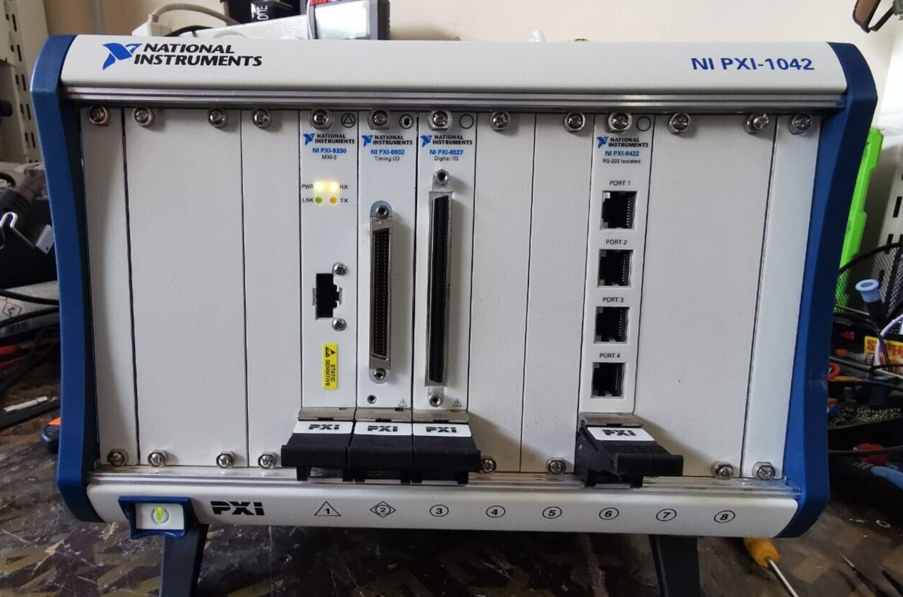National Instruments NI PXI- 1042 NATIONAL INSTRUMENTS NI PXI- 1042 P/N:188079B-01 REV.02 CHASIS 5