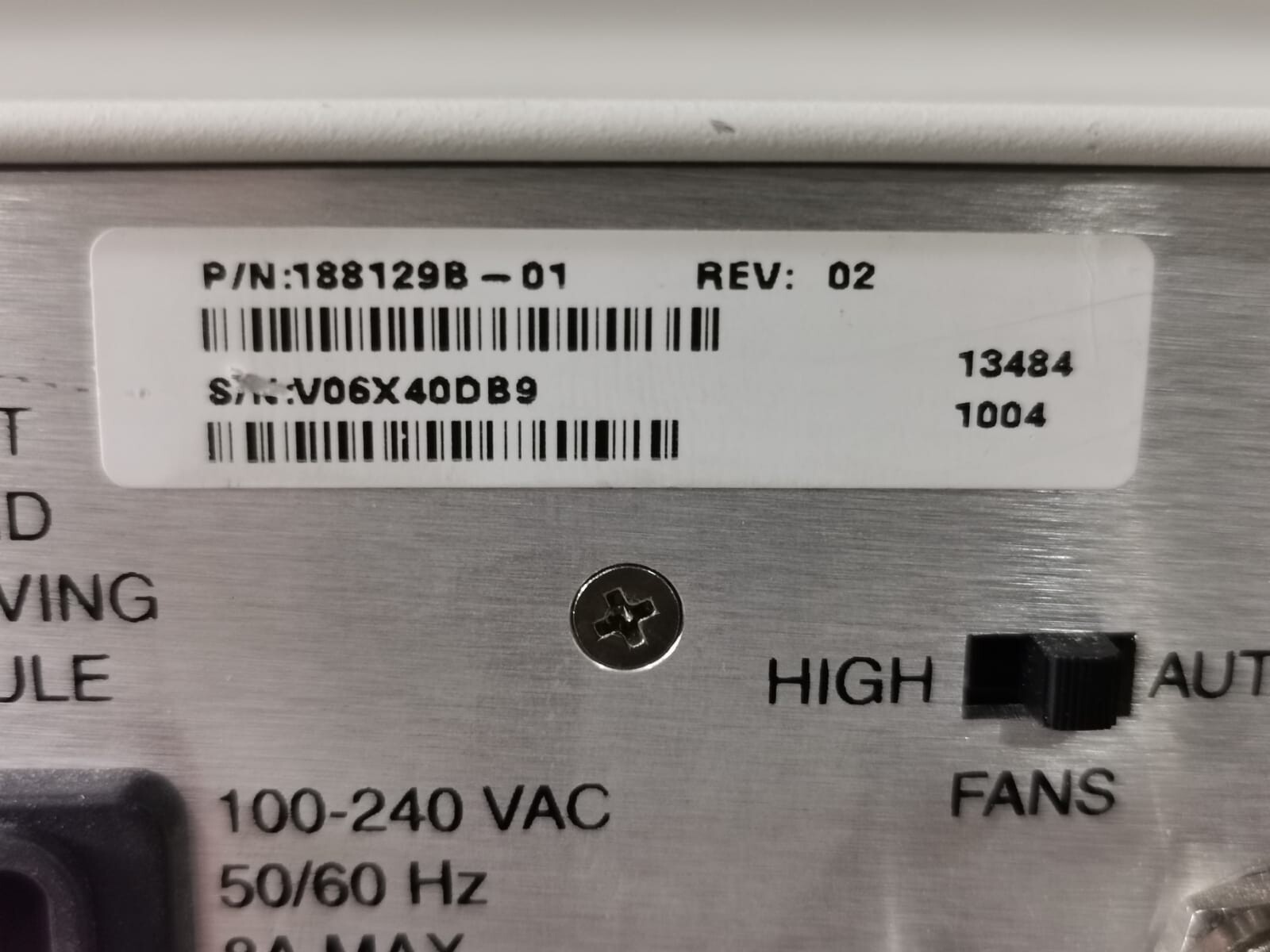 National Instruments NI PXI- 1042 NATIONAL INSTRUMENTS NI PXI- 1042 P/N:188079B-01 REV.02 CHASIS 7