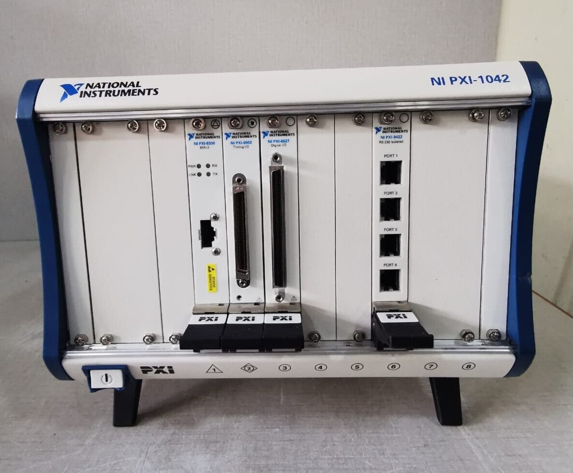 National Instruments NI PXI- 1042 NATIONAL INSTRUMENTS NI PXI- 1042 P/N:188079B-01 REV.02 CHASIS 9