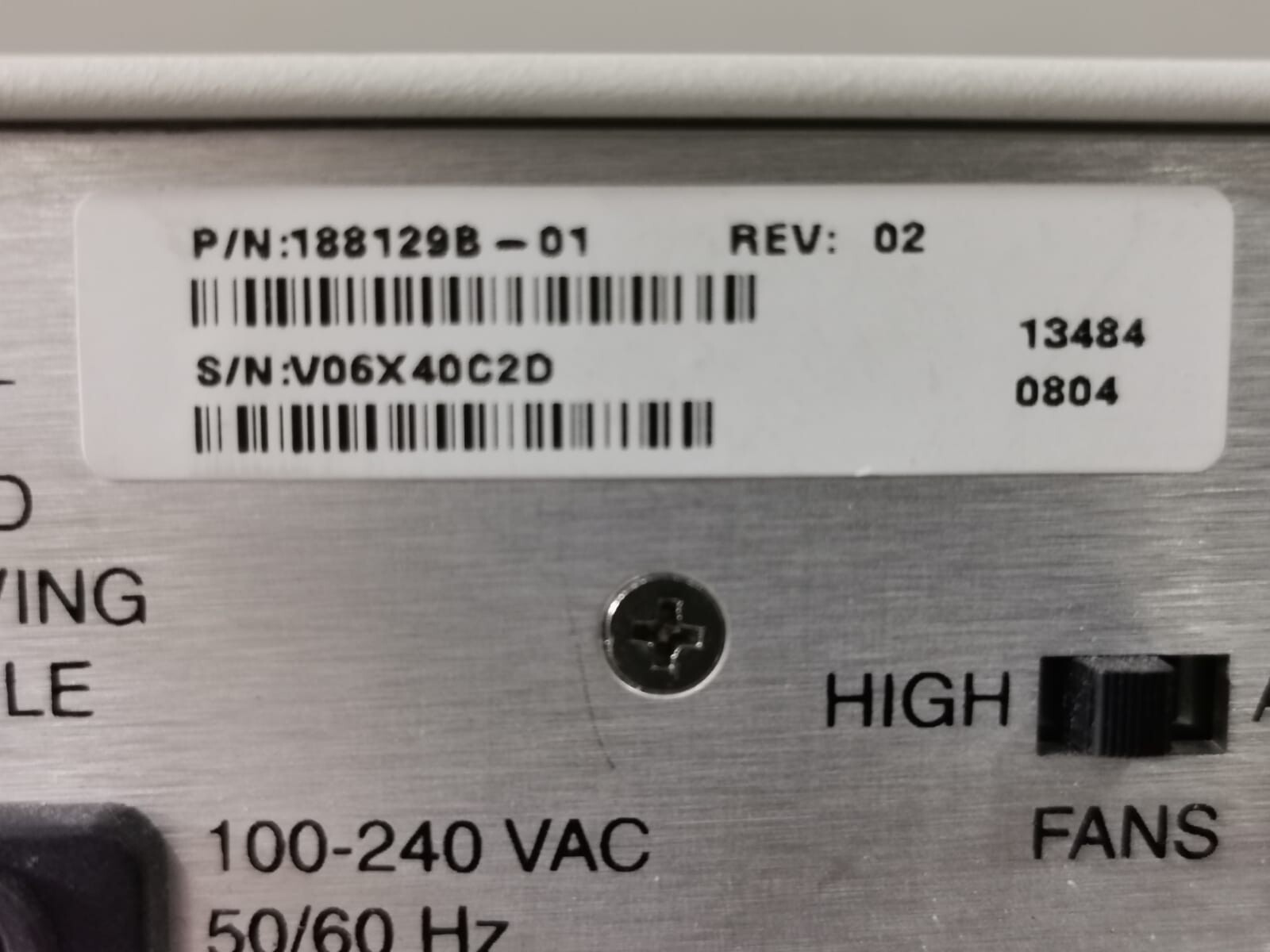 National Instruments NI PXI- 1042 NATIONAL INSTRUMENTS NI PXI- 1042 P/N:188079B-01 REV.02 CHASIS 9