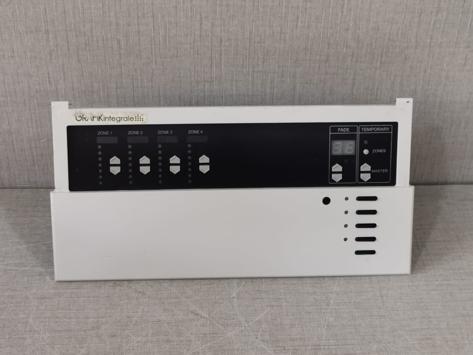 LUTRON GRAFIKintegrale 4 ZONE LIGHTING CONTROL SYSTEM - Missing Front Cover