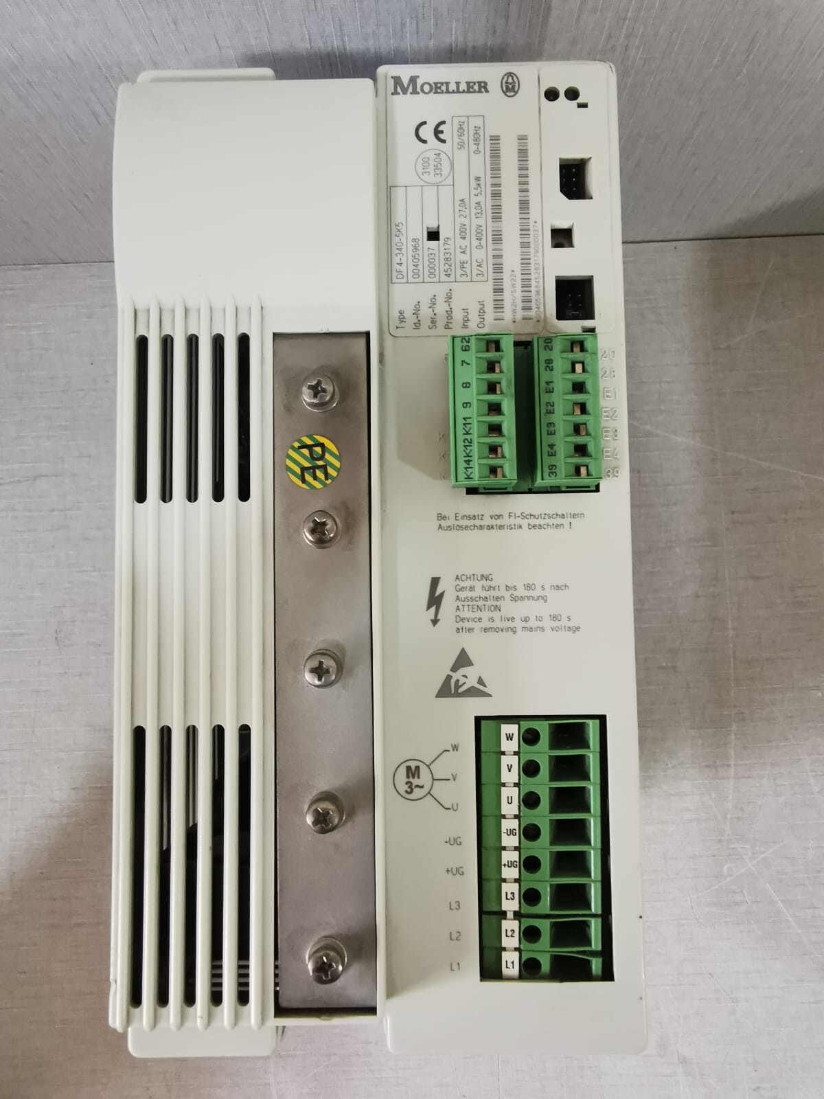 Moeller DF4-340-5K5 Moeller DF4-340-5K5 Frequency Inverter 5.5kW 3