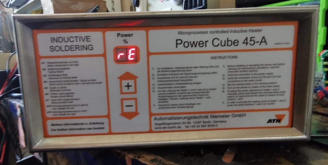 CEIA POWER CUBE 45-A CEIA POWER CUBE 45-A MICROPROCESSOR CONTROLLED INDUCTIVE HEATER PW3-45/900-AC 4