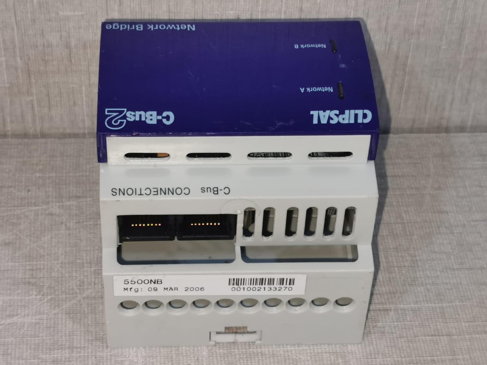 Clipsal 5500NB Clipsal 5500NB C-BUS2 DIN Rail Mounted Network Bridge (Mfg: 2006) 6