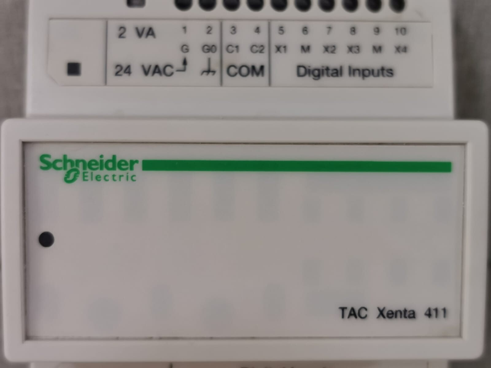Schneider Electric 0-073-0201-1 Schneider Electric TAC Xenta 411 Digital Input Module 007302011 V1.05 -W/O Base 2