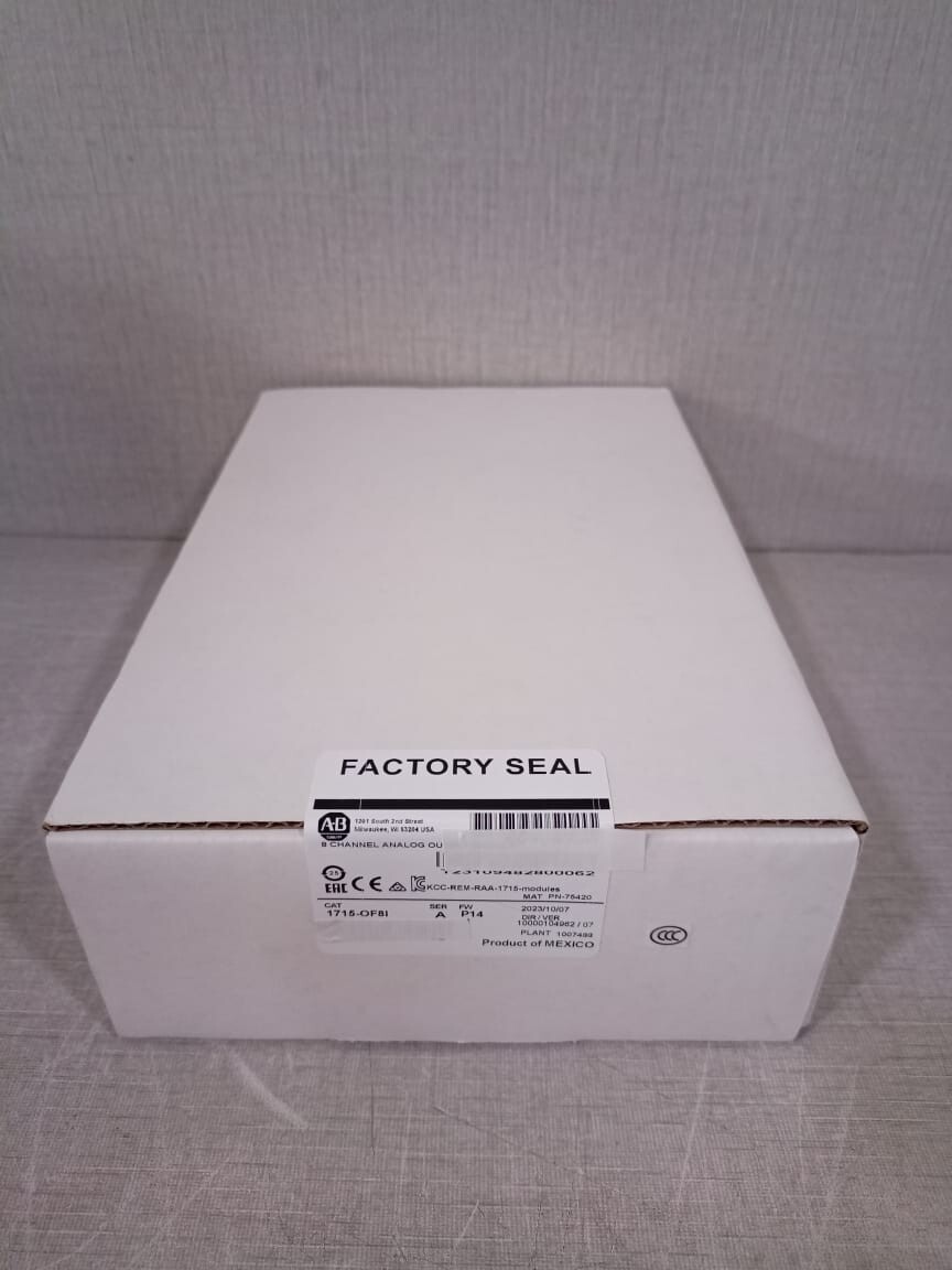 ALLEN BRADLEY 1715-OF8I SER.A 8 CHANNEL Analog Output Module PN-75420