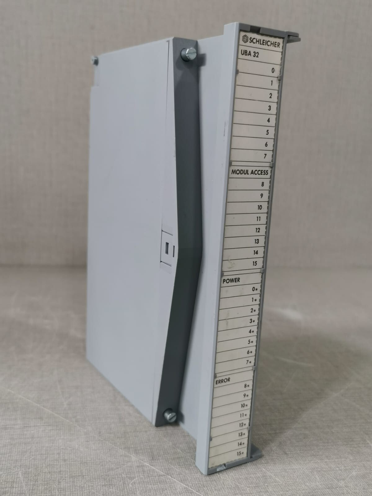 SCHLEICHER UBA-32 UBA32 SCHLEICHER UBA 32/2A (D) 31409245 DIGITAL OUTPUT MODULE 32x24VDC 2A 4