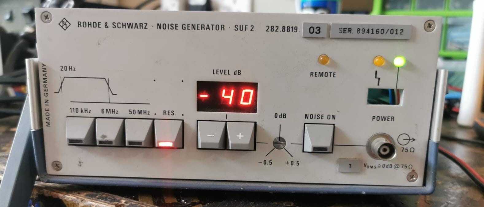 Rohde & Schwarz 282.8819.03 ROHDE & SCHWARZ-NOISE GENERATOR SUF 2 282.8819.03 5