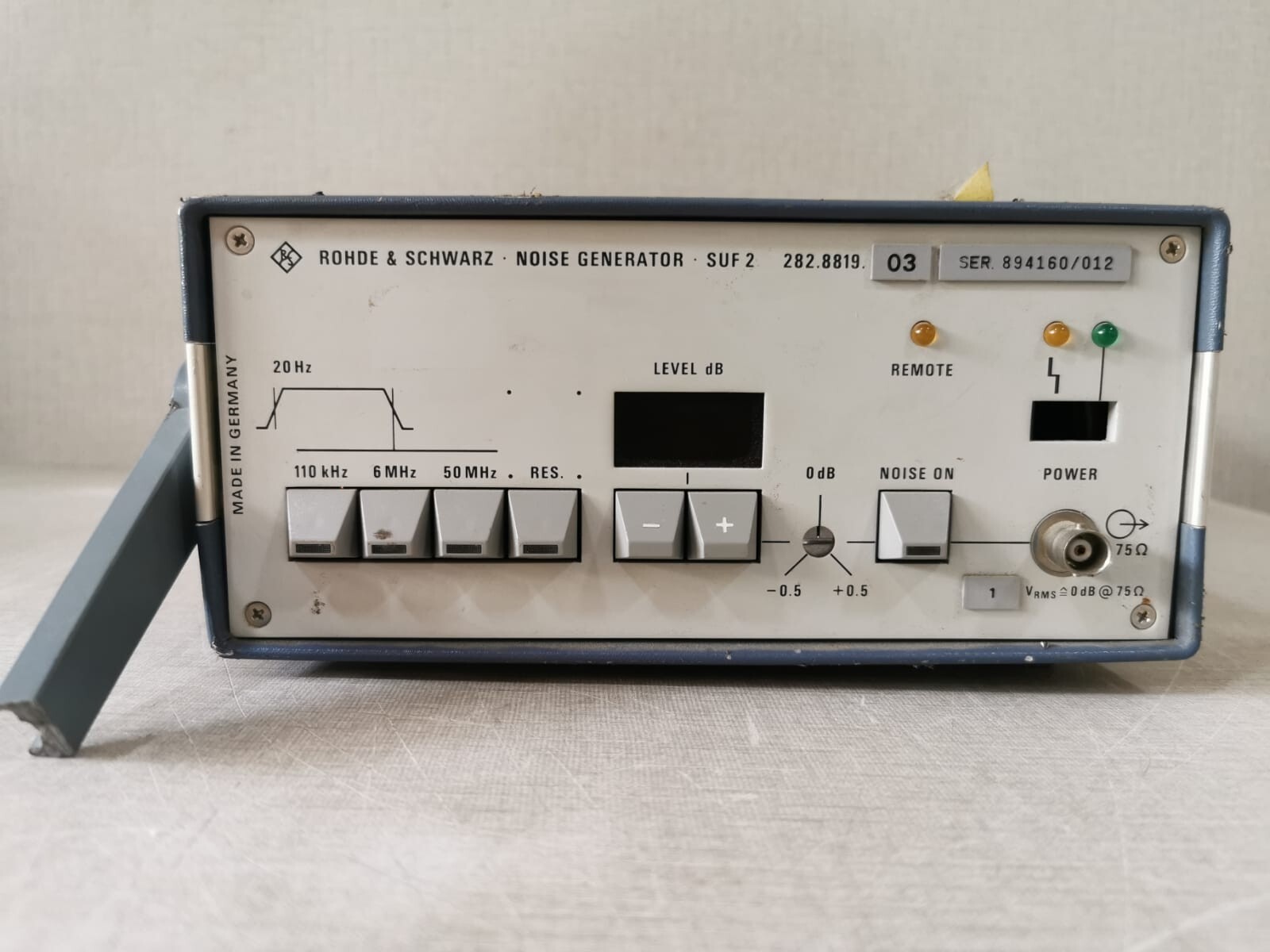 ROHDE & SCHWARZ-NOISE GENERATOR SUF 2 282.8819.03