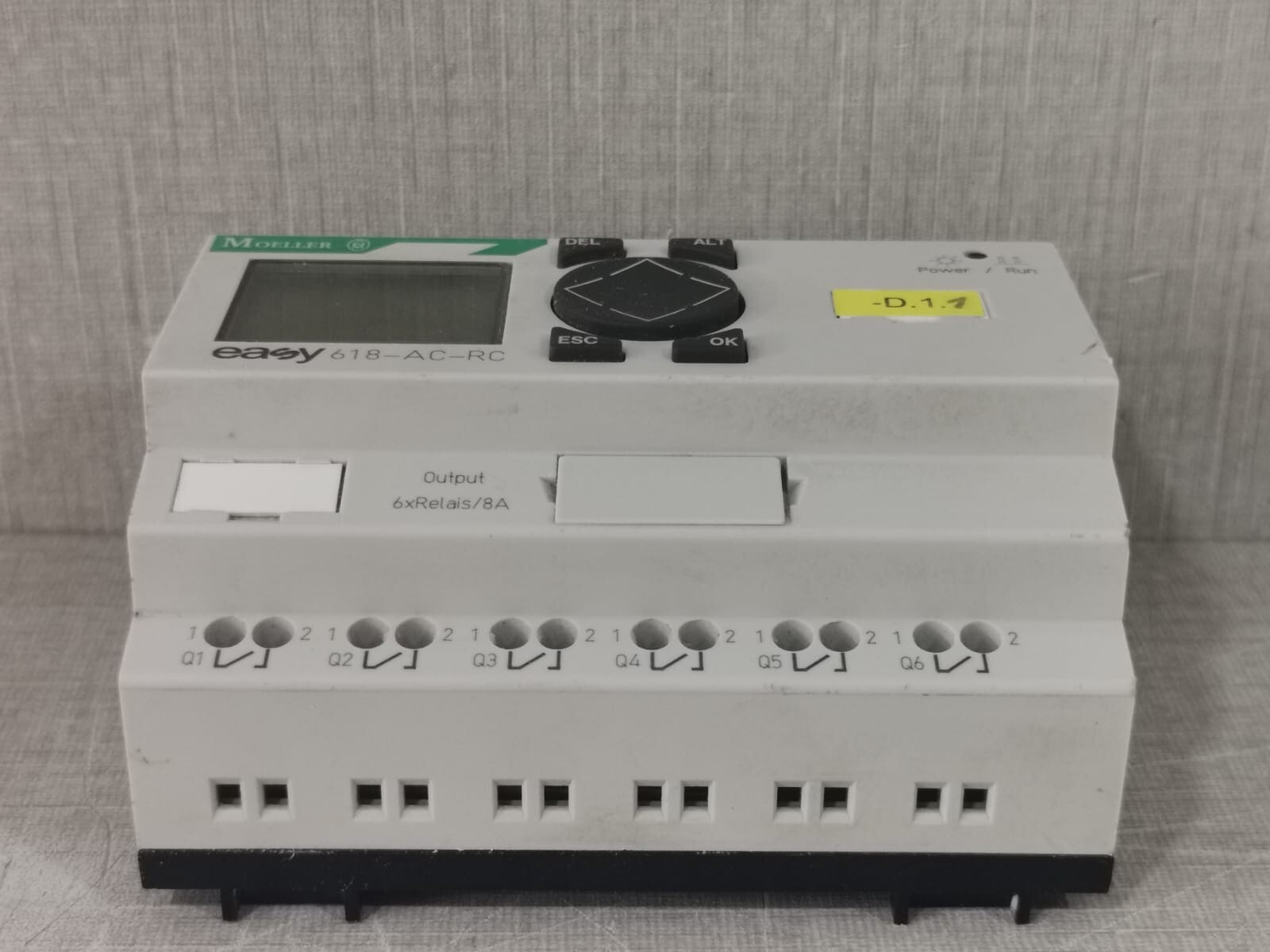 Eaton EASY-618 MOELLER EASY 618-AC-RC CONTROL RELAY 10 VA 50-60Hz 8
