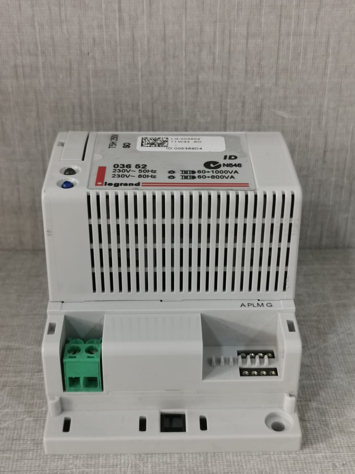 Legrand SO-036-52 036 52 LEGRAND LG-003652 DIMMERS LEADING EDGE INTERFACE SYSTEM SCS DIN RAIL (SO) 3