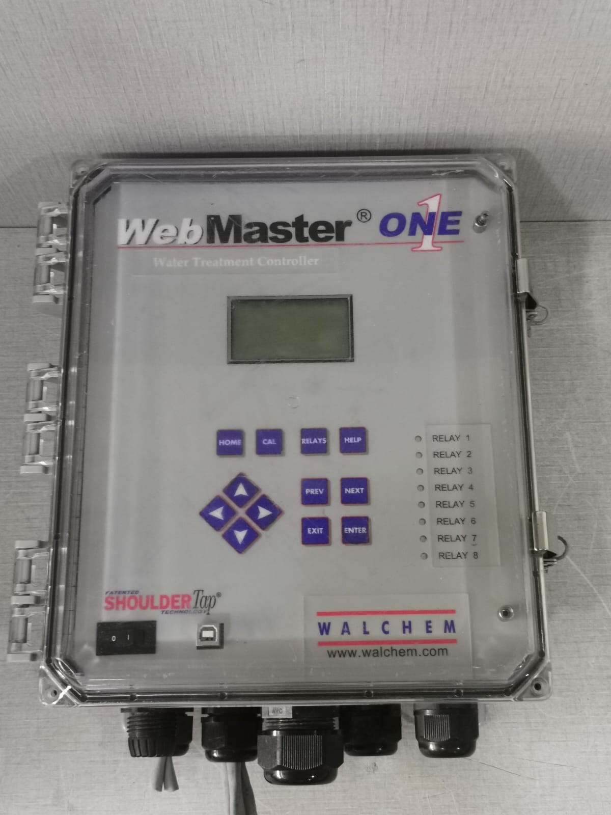 WALCHEM WEBMASTER ONE WMT8131-6PNBN2 WATER TREATMENT CONTROLLER