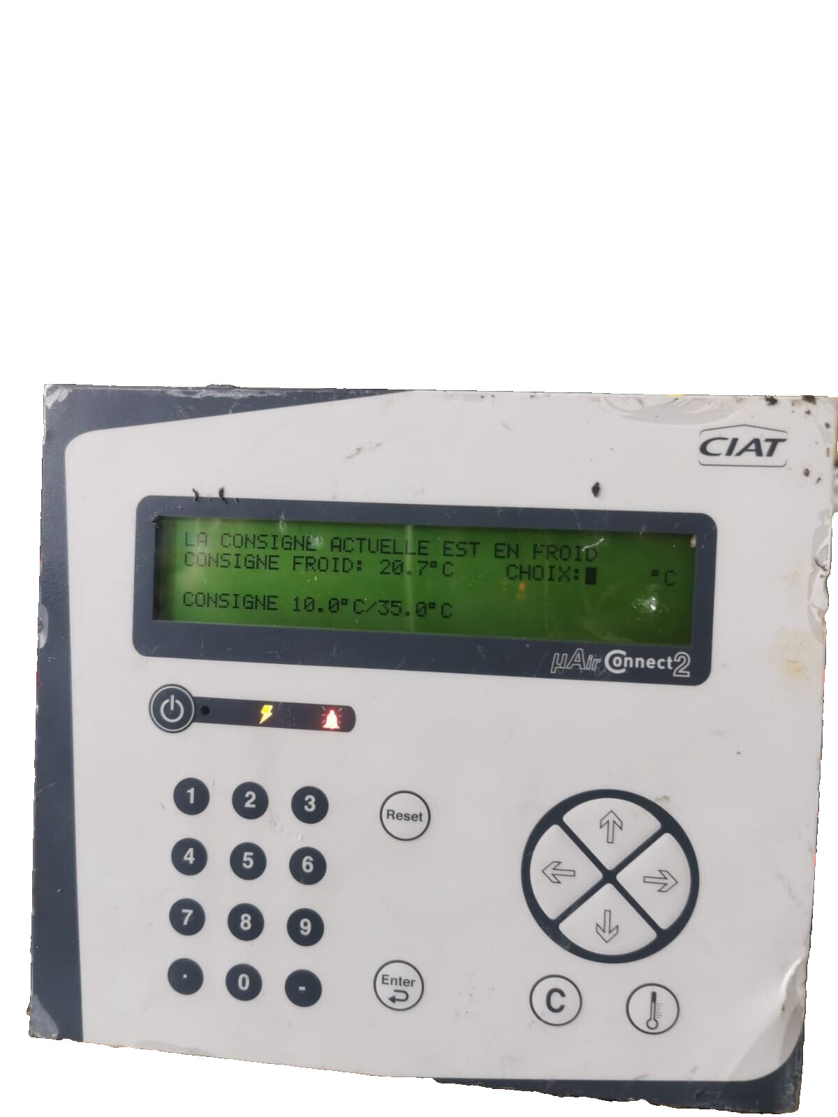CIAT CONNECT2 CIAT MAIR CONNECT2 CONTROLS OPERATOR PANEL 3