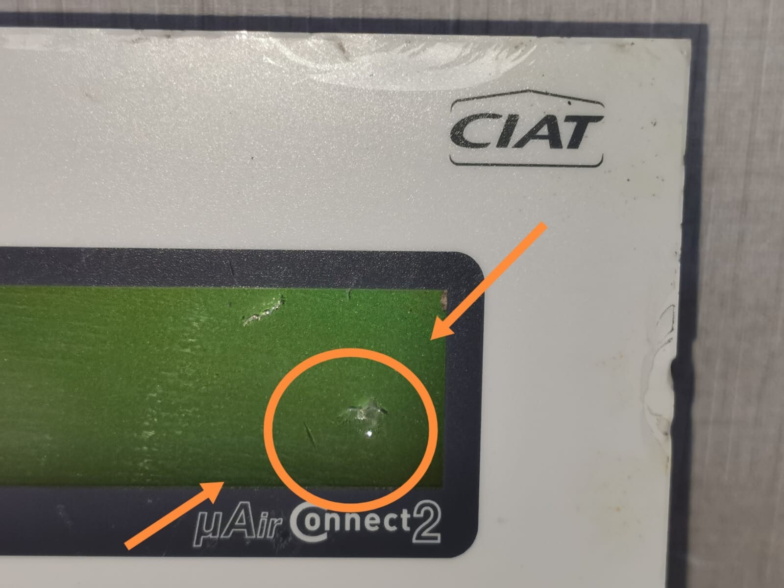 CIAT CONNECT2 CIAT MAIR CONNECT2 CONTROLS OPERATOR PANEL 6