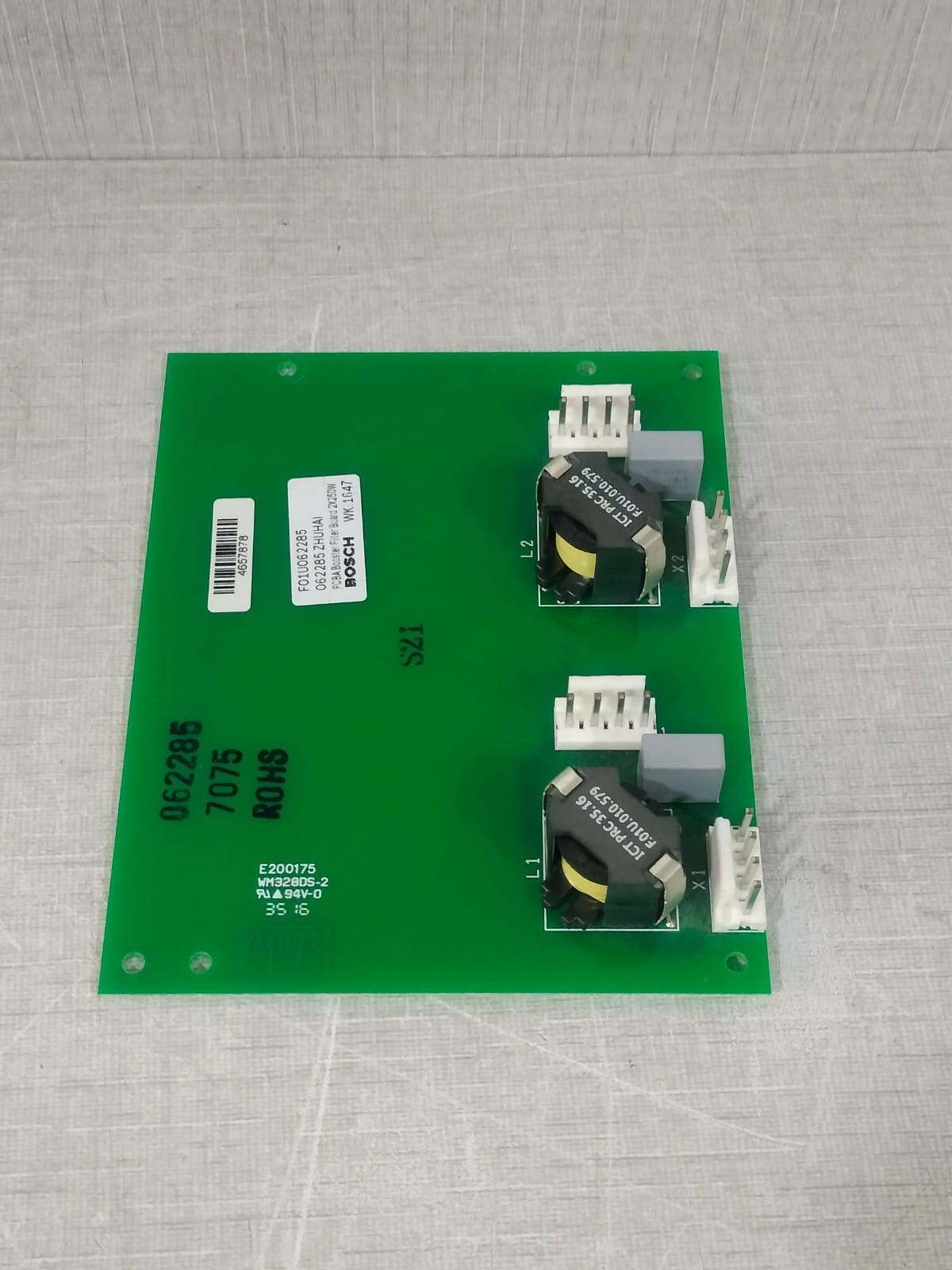 Bosch F01U062285 BOSCH F01U062285 / F.01U.062.283 PCBA Booster Filter Board 2x250W 3