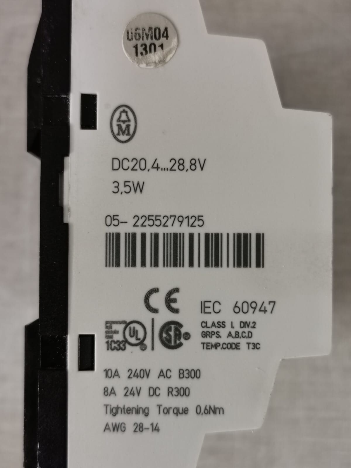 Moeller EASY619-DC-RC MOELLER EASY619-DC-RC CONTROL RELAY 3