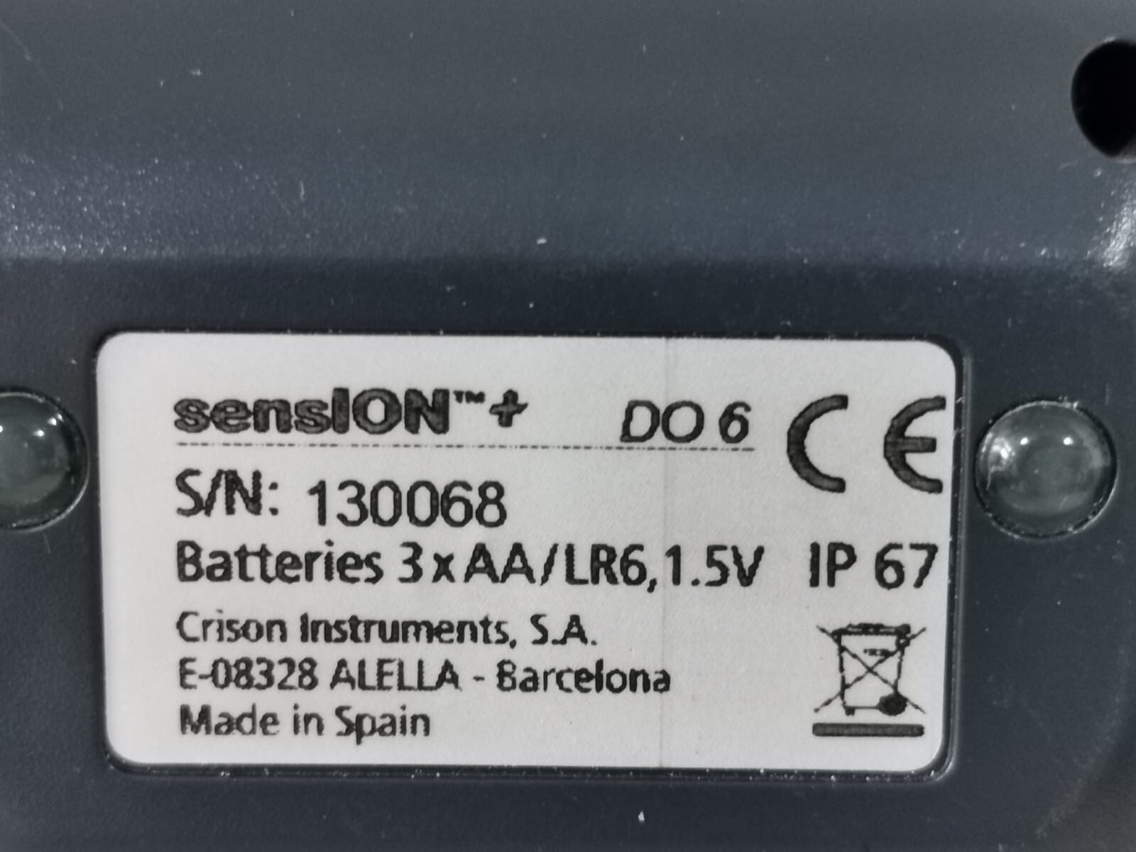 Hach HACH HACH SensION + DO6 PORTABLE DISSOLVED OXYGEN METER - INCOMPLETE ACCESSORIES 7