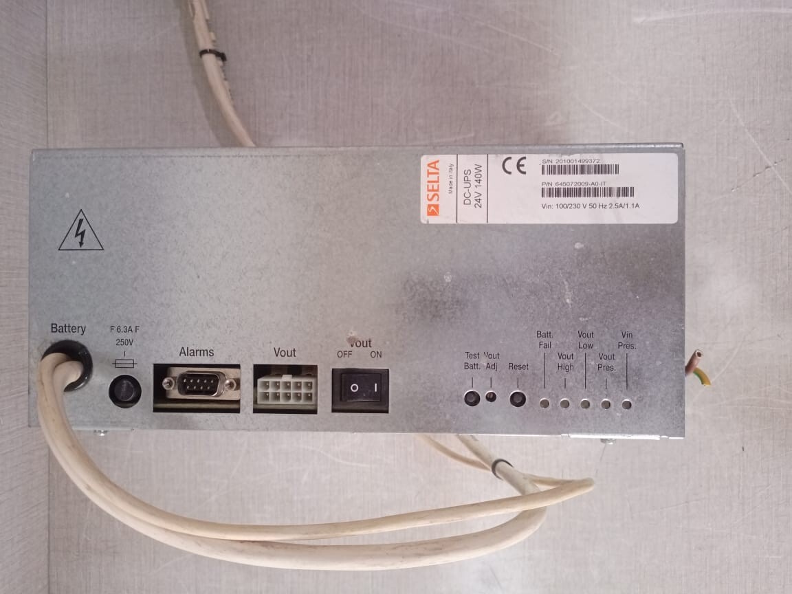 SELTA P/N- 645072009-AO-IT SELTA DC-UPS 24V 140W P/N- 645072009-AO-IT 100-230 V 50 Hz 2.5A/1.1A 3