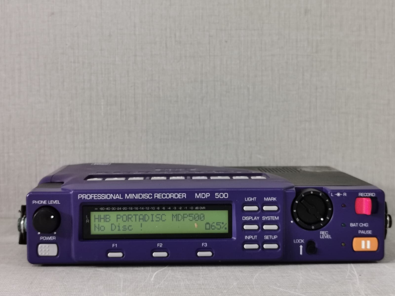 HHB MDP-500 HHB PORTADISC MDP 500 PROFESSIONAL MINIDISC RECORDER 2
