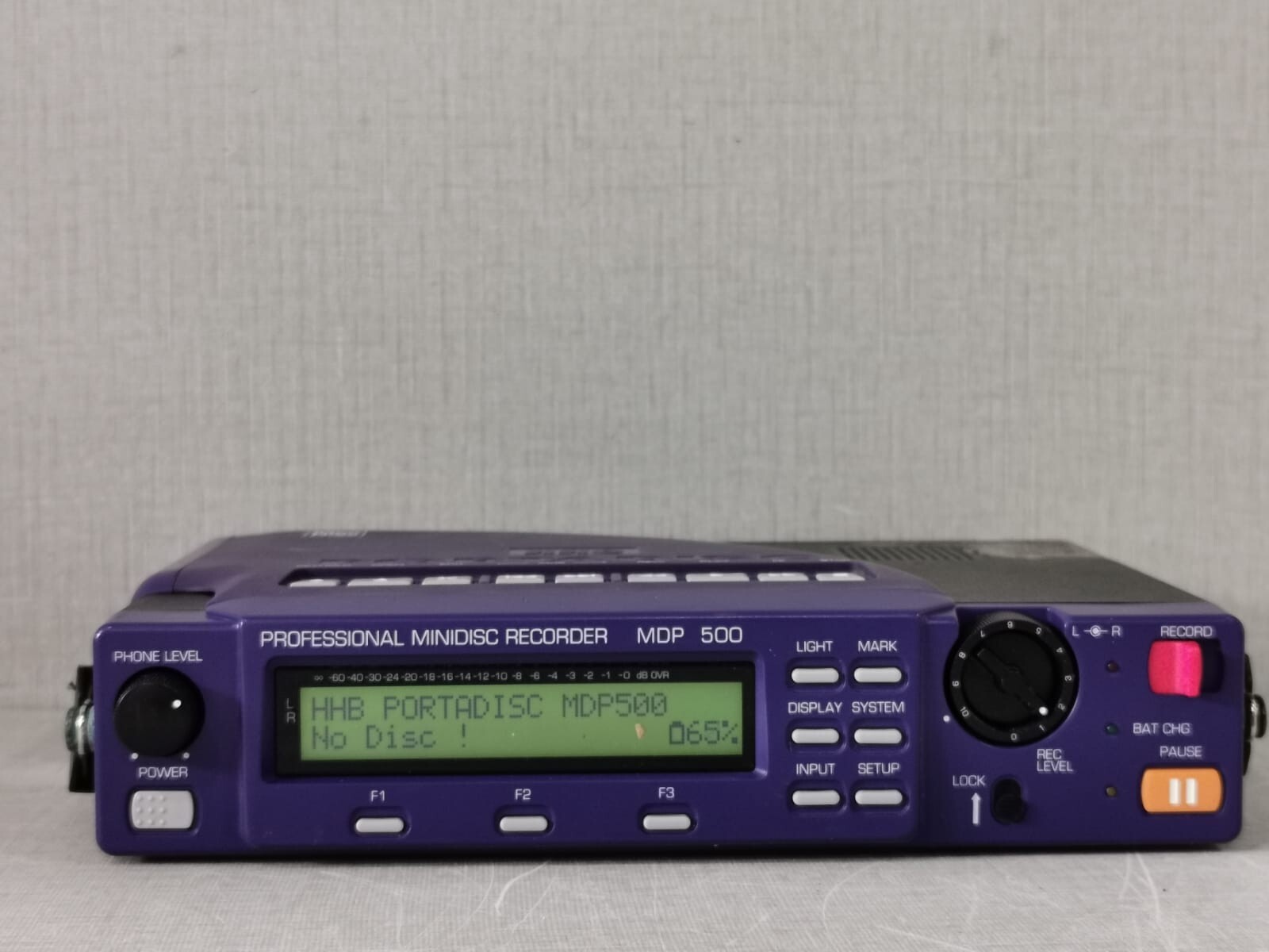 HHB MDP-500 HHB PORTADISC MDP 500 PROFESSIONAL MINIDISC RECORDER 3