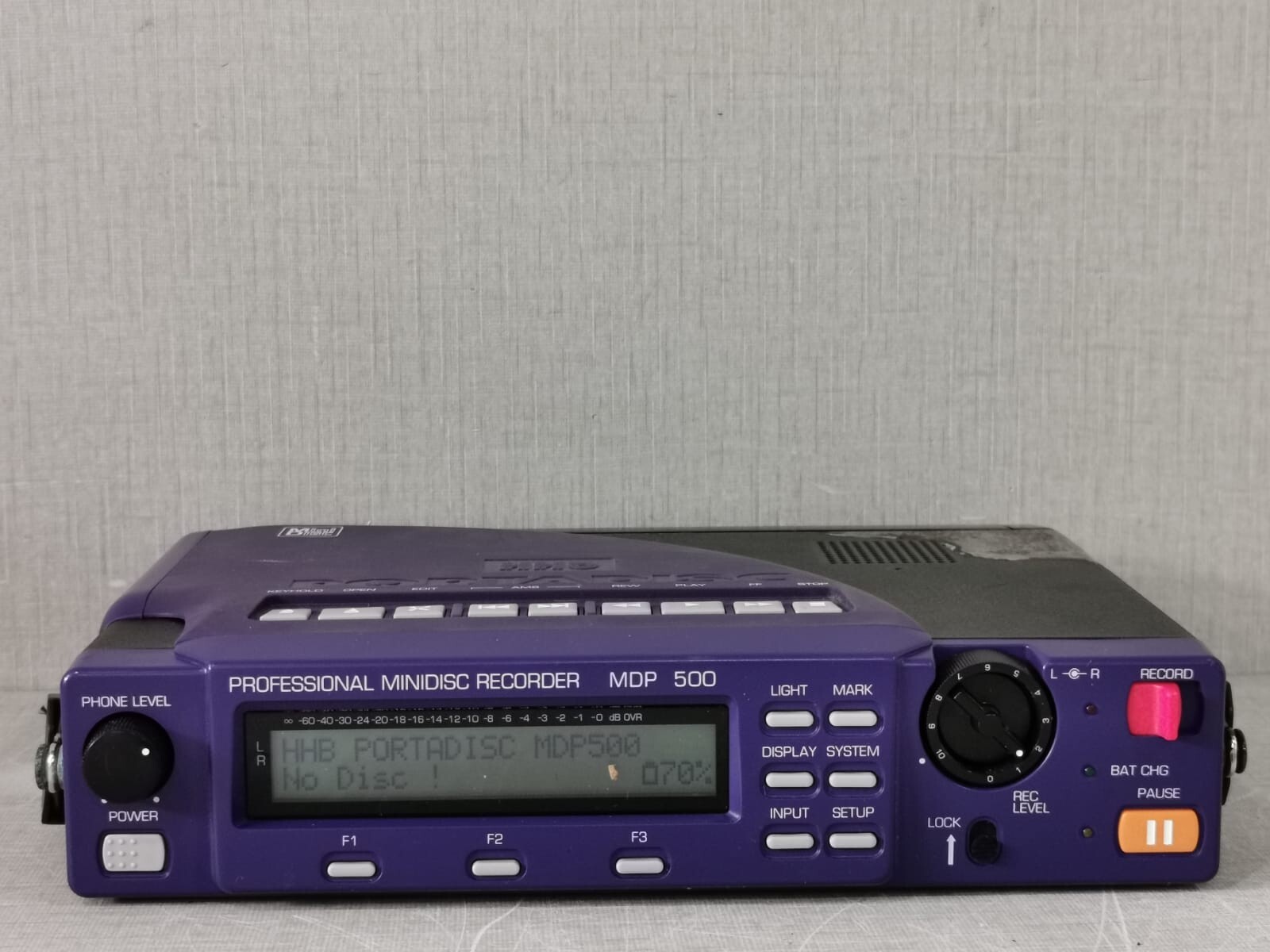 HHB MDP-500 HHB PORTADISC MDP 500 PROFESSIONAL MINIDISC RECORDER 4