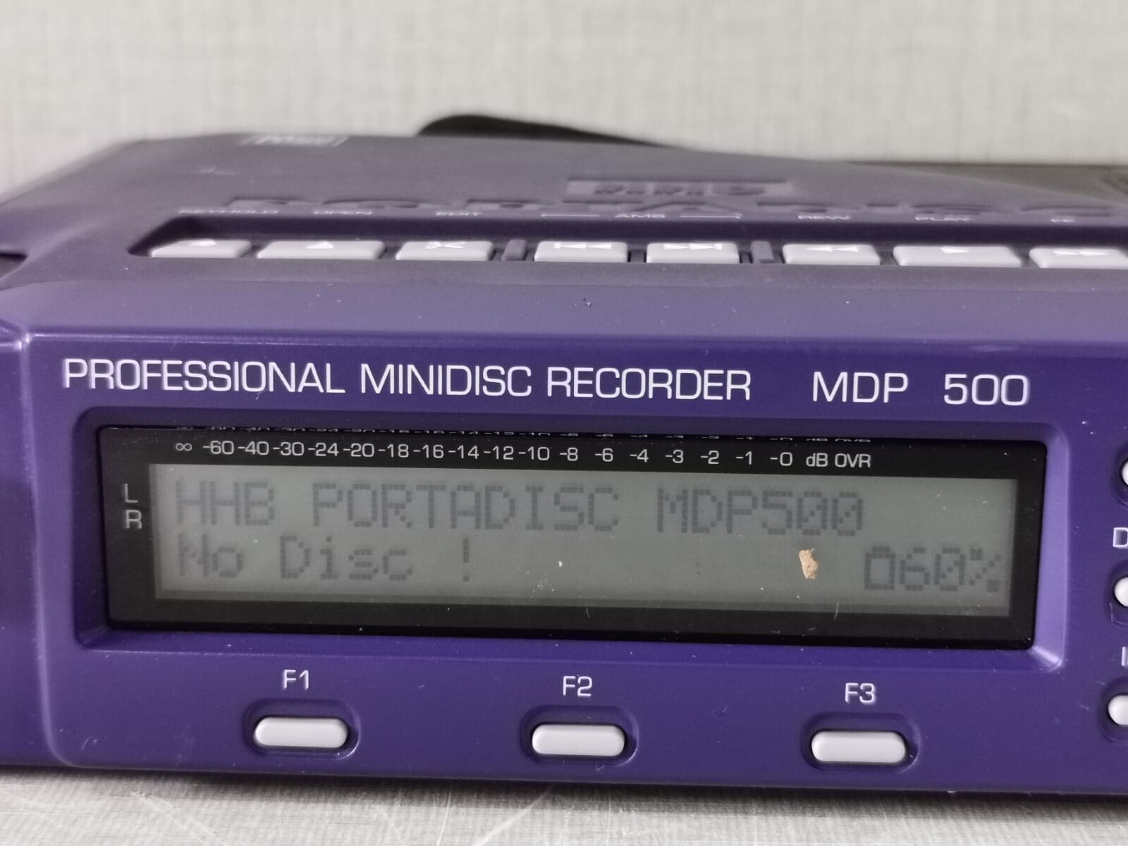 HHB MDP-500 HHB PORTADISC MDP 500 PROFESSIONAL MINIDISC RECORDER 5