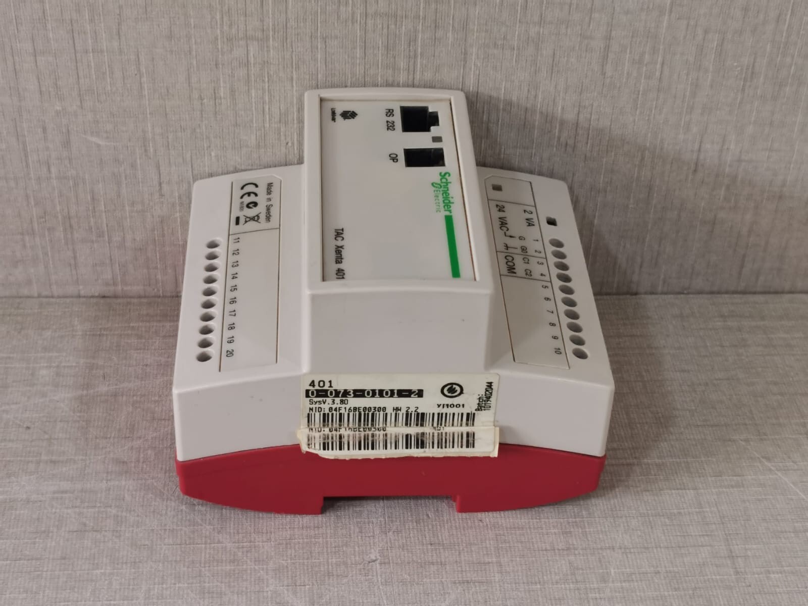 Schneider Electric XENTA-401 Schneider Electric LonMark TAC Xenta 401 / 007301012 5