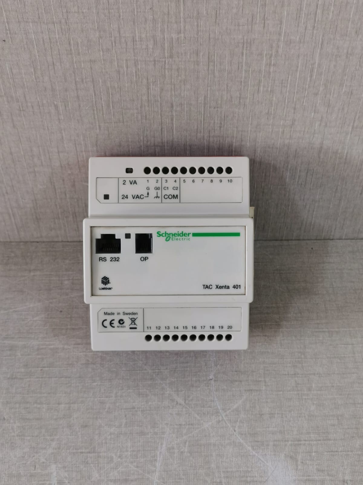 Schneider Electric LonMark TAC Xenta 401 / 007301012