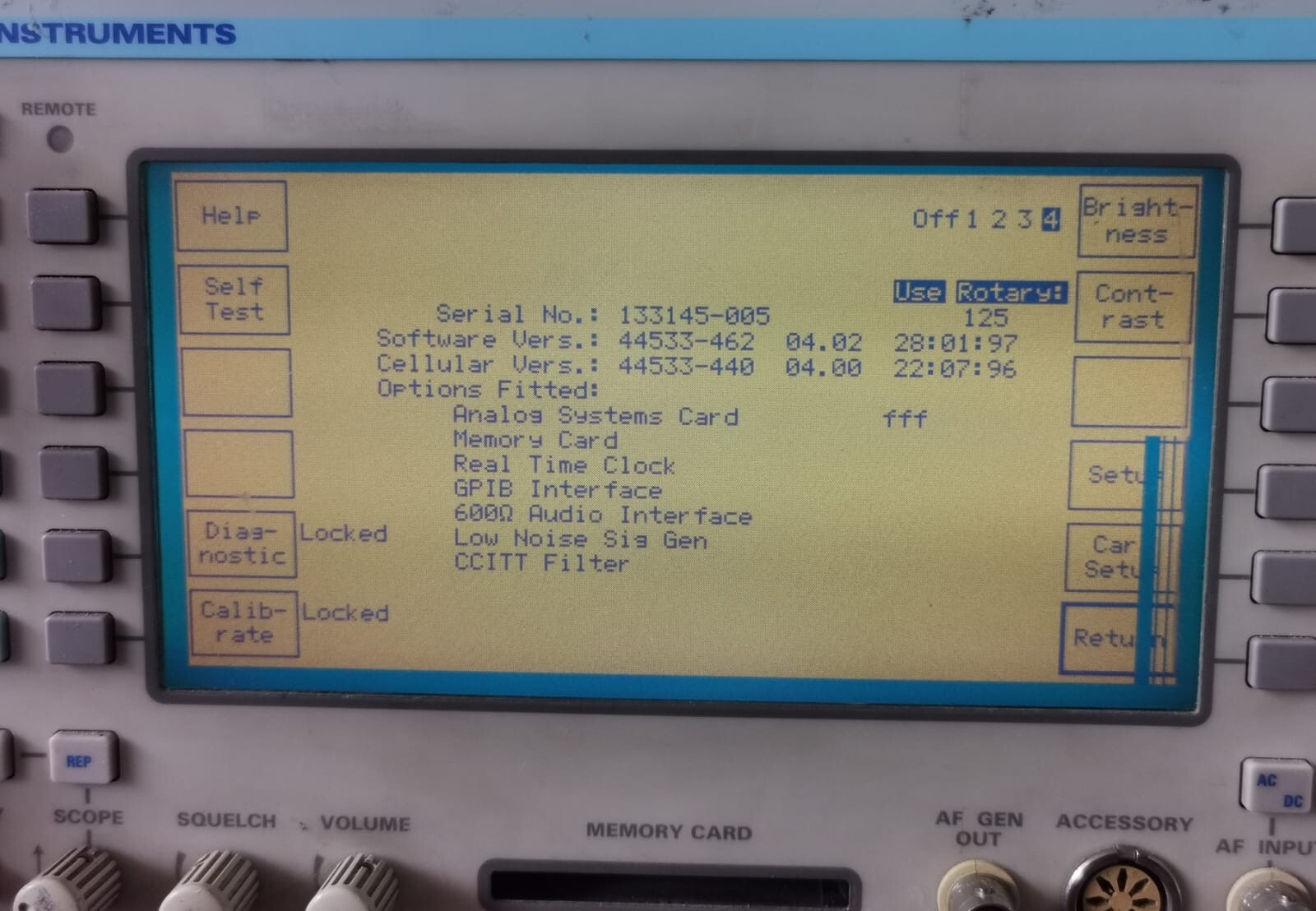 Marconi Instruments MARCONI Marconi Instruments 2948 Communication Service Monitor 2