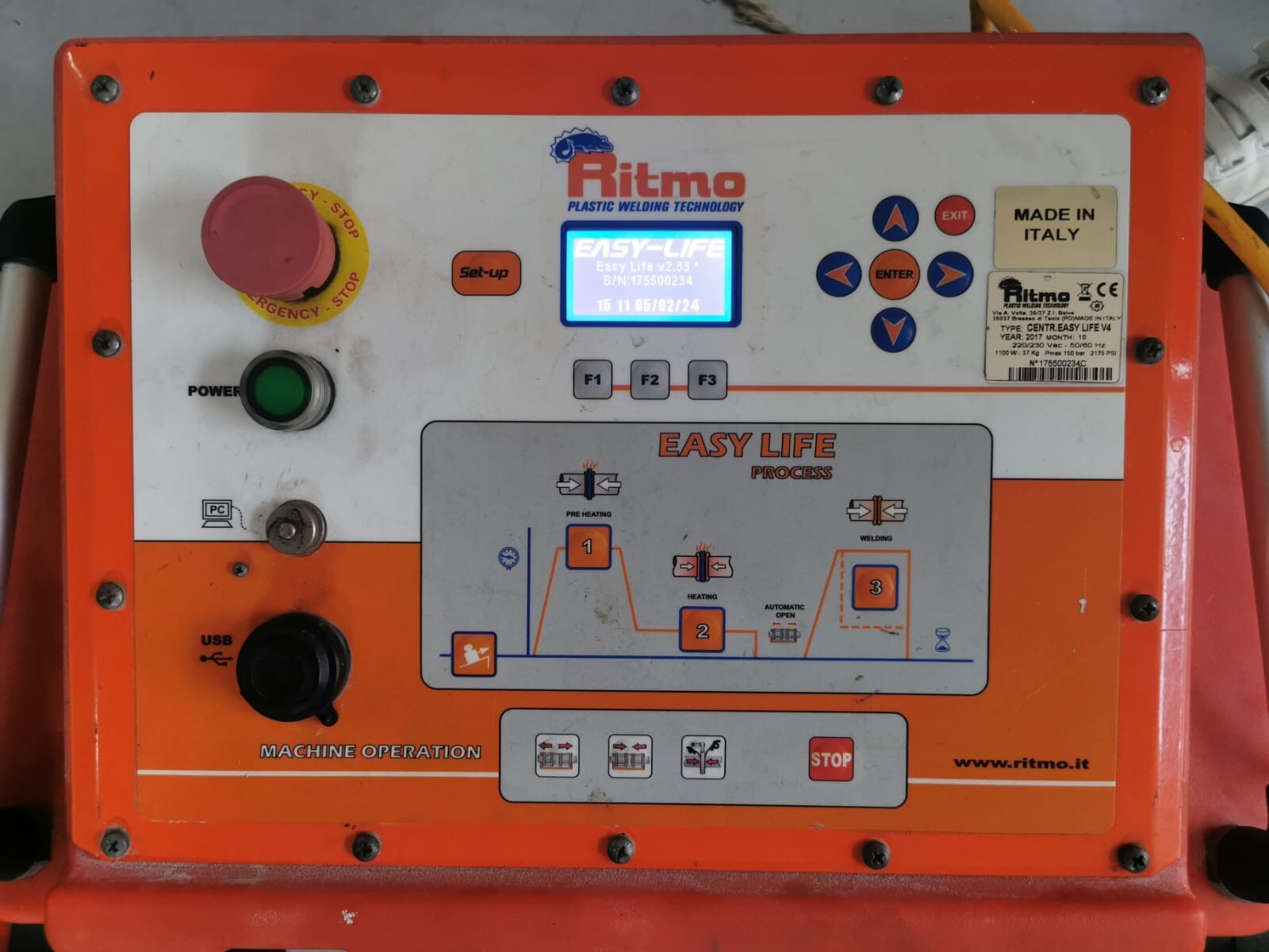 RITMO RITMO RITMO Center EASYLIFE V4 Plastic Welding Technology 6