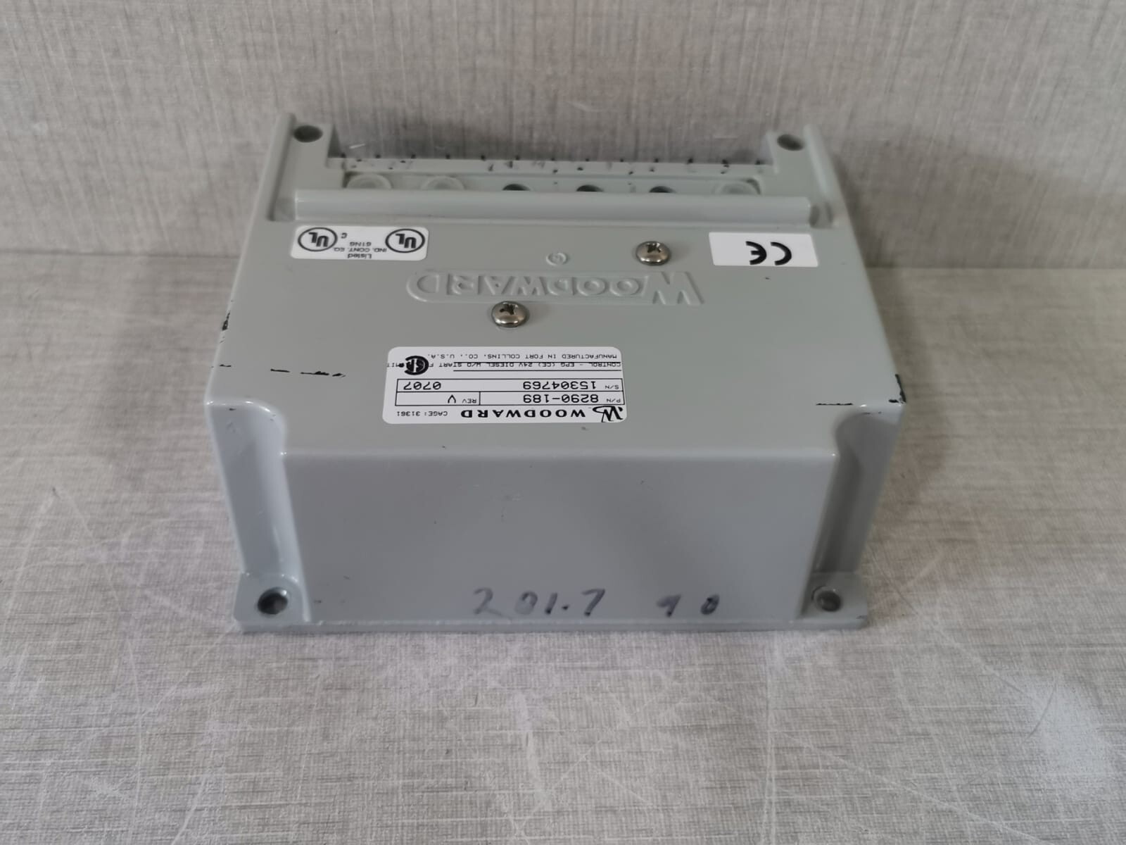 Woodward 8290-189 Woodward 8290-189 Rev. V Speed Controller 7