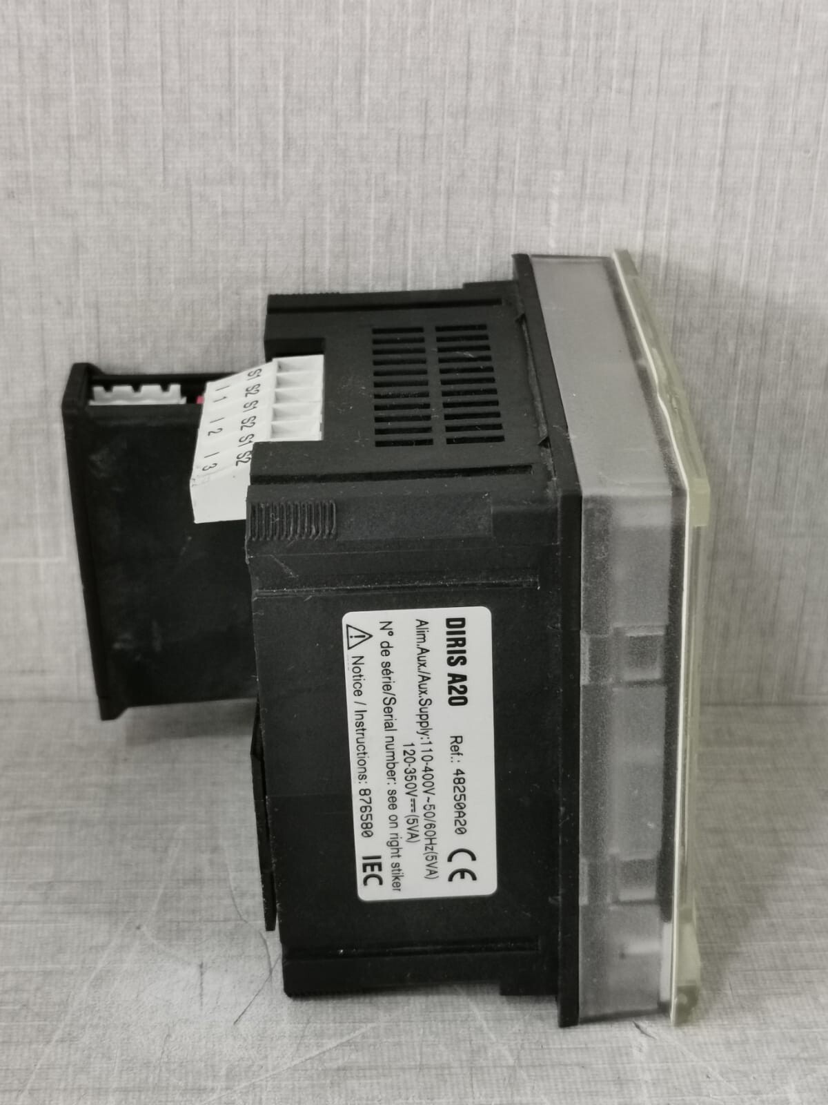 SOCOMEC 48250A20 SOCOMEC DIRIS A20 48250A20 POWER METER + RS 485 JBUS/MODBU - UNIT ONLY, NO ACCS 4