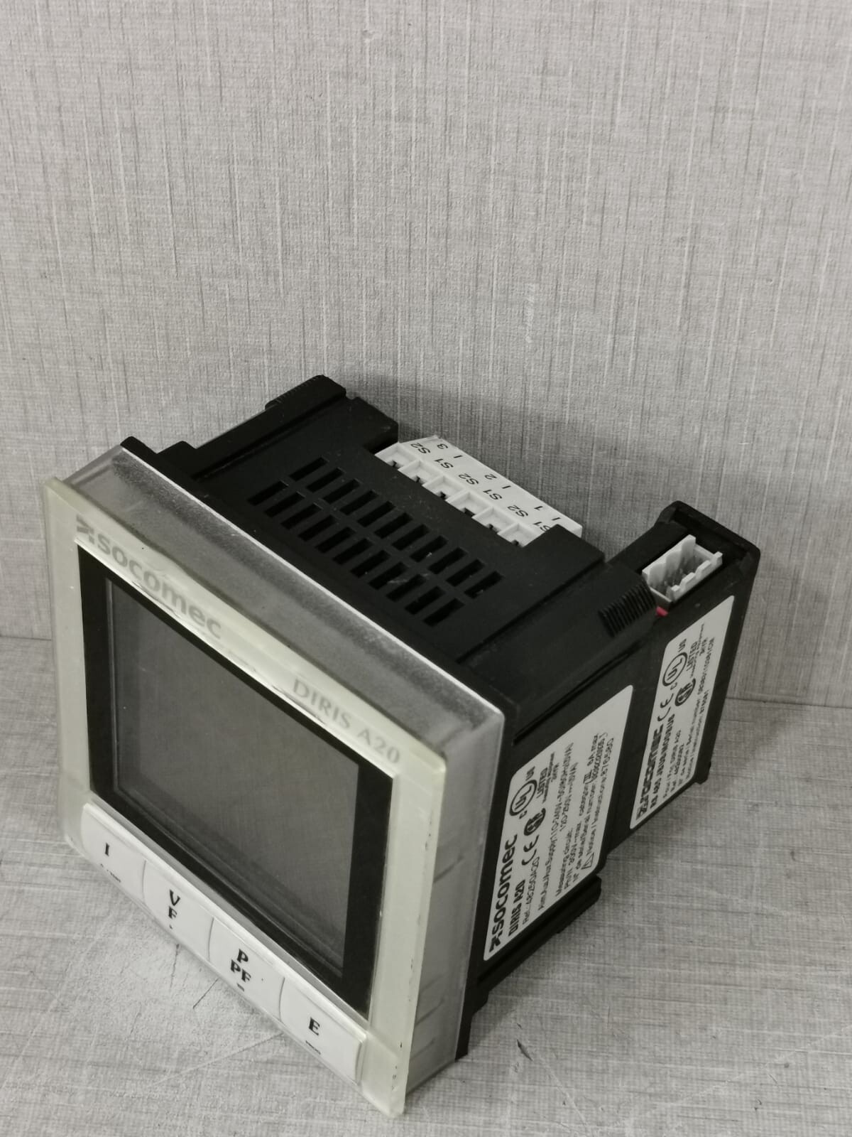 SOCOMEC 48250A20 SOCOMEC DIRIS A20 48250A20 POWER METER + RS 485 JBUS/MODBU - UNIT ONLY, NO ACCS 9