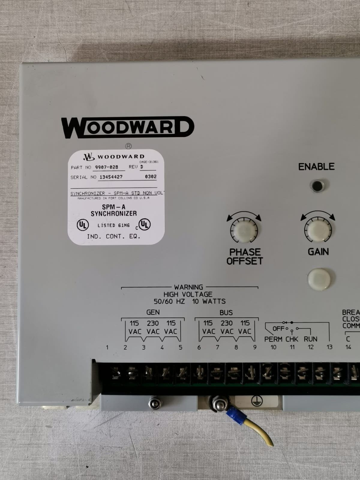Woodward 9907-028 Woodward SPM-A Synchronizer 9907-028 Rev. D 3
