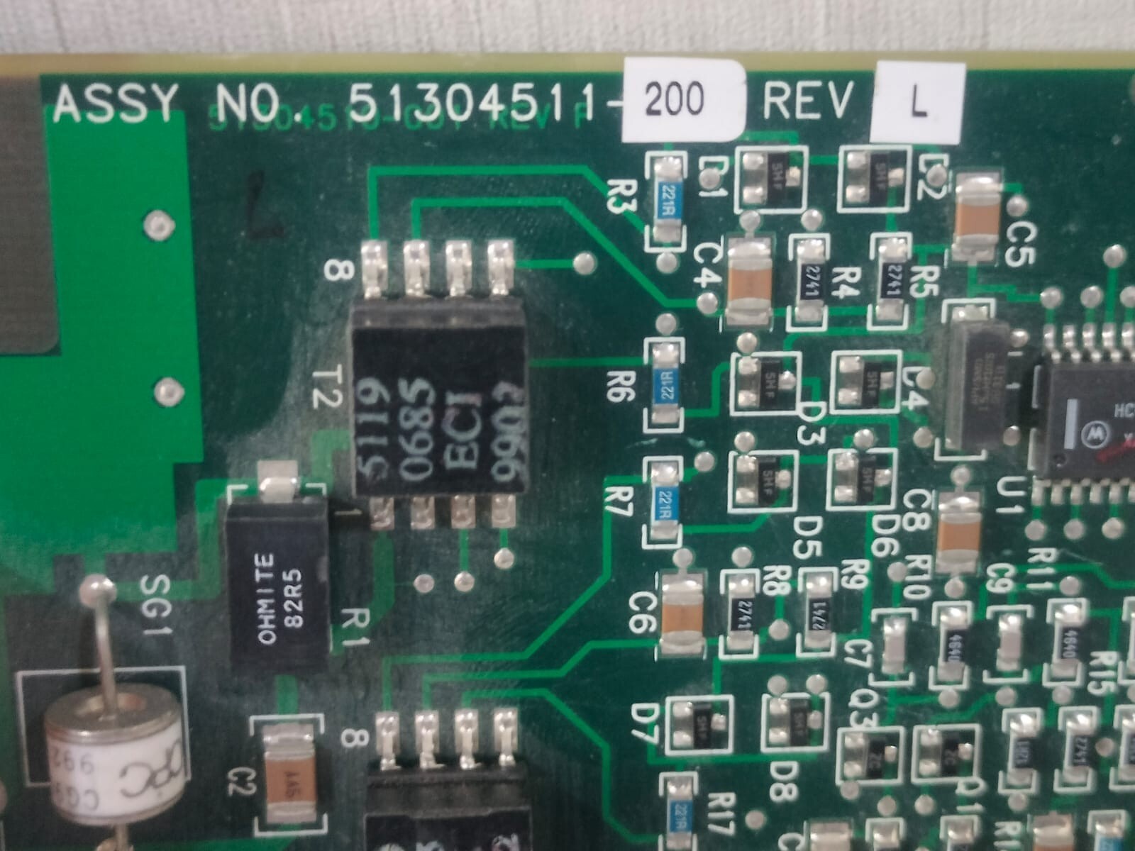 Honeywell 51304511-200 REV L / 51304510-001 REV F HONEYWELL 51304511-200 REV. L / 51304510-001 REV. F NIM NODE 19 NETWORK 1/2 2
