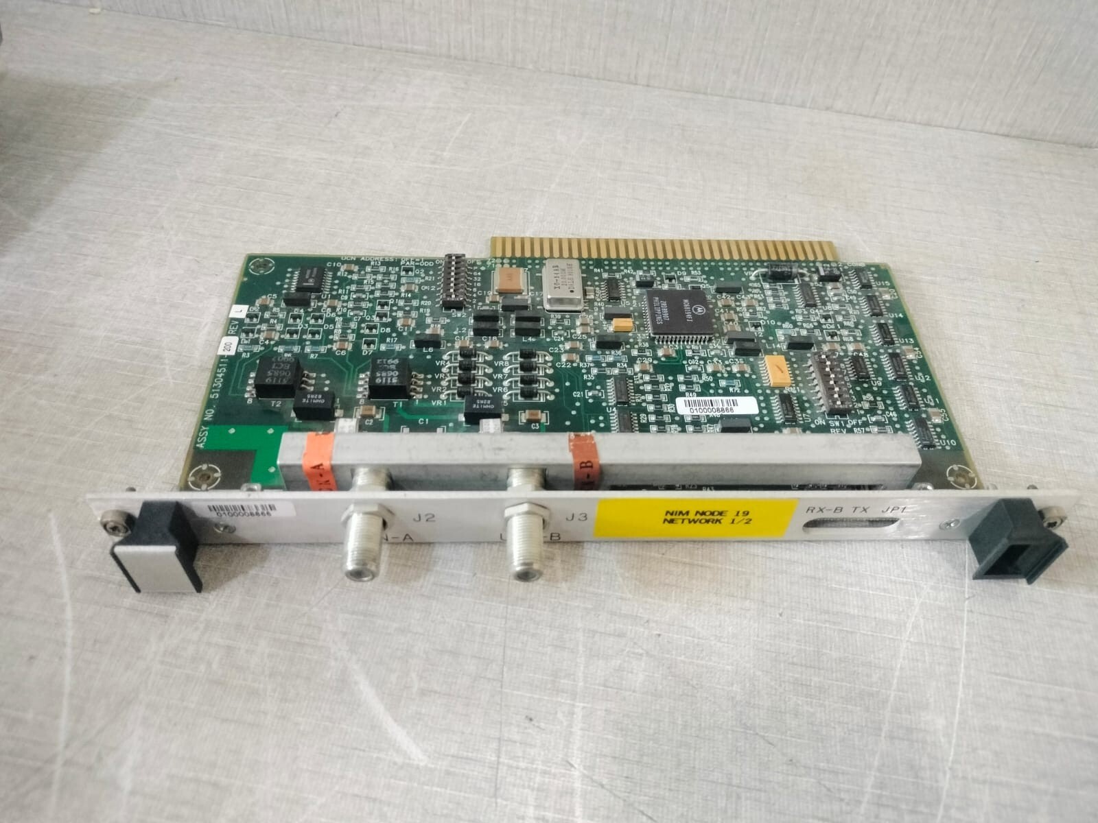 Honeywell 51304511-200 REV L / 51304510-001 REV F HONEYWELL 51304511-200 REV. L / 51304510-001 REV. F NIM NODE 19 NETWORK 1/2 5