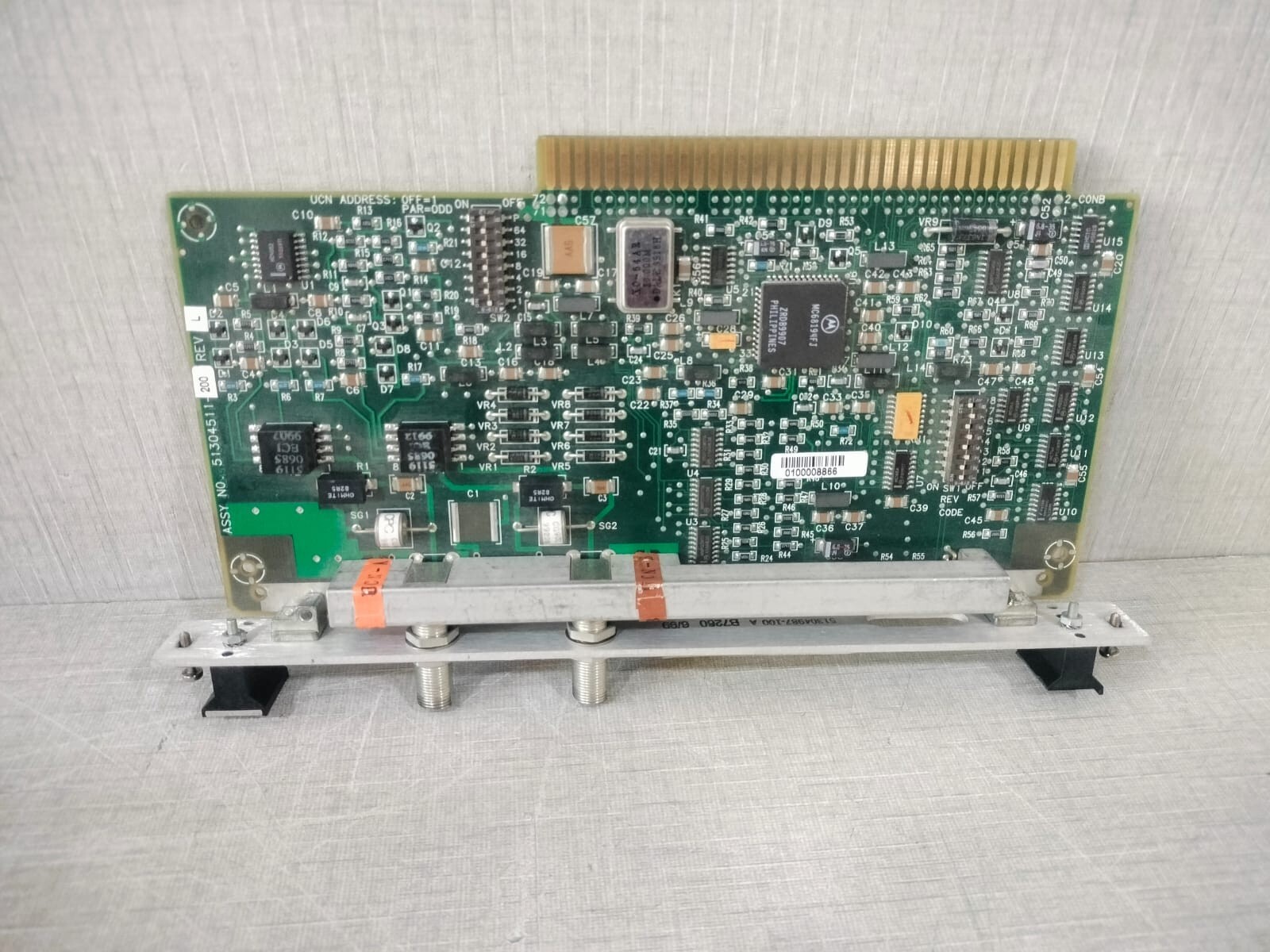 Honeywell 51304511-200 REV L / 51304510-001 REV F HONEYWELL 51304511-200 REV. L / 51304510-001 REV. F NIM NODE 19 NETWORK 1/2 8