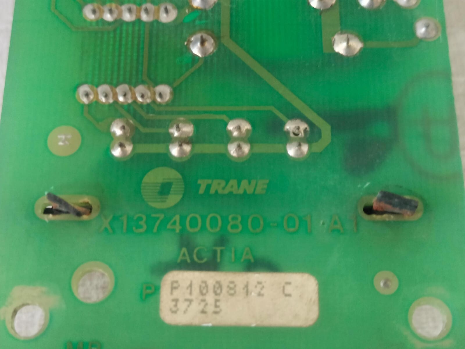 Trane X13740080-01 A1 / P100-813 E 1-C TRANE PLC AC950623 CONTROLLER X13740080-01 A1 / P100-813 E 1-C ACTIA 6