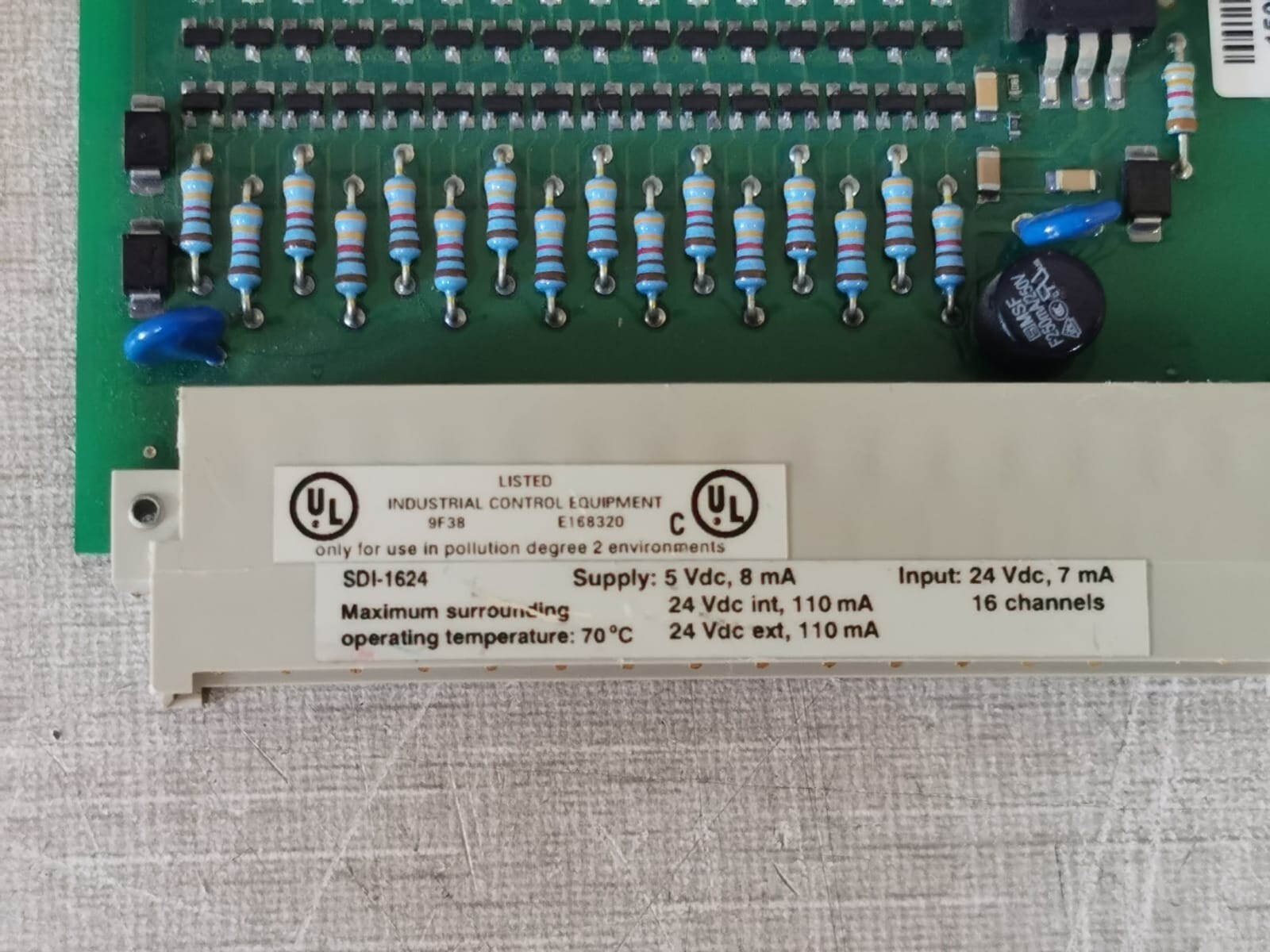 Honeywell SDI-1624 CC V1.1 HONEYWELL SDI-1624 DIGITAL INPUT MODULE CARD CC V1.1 9