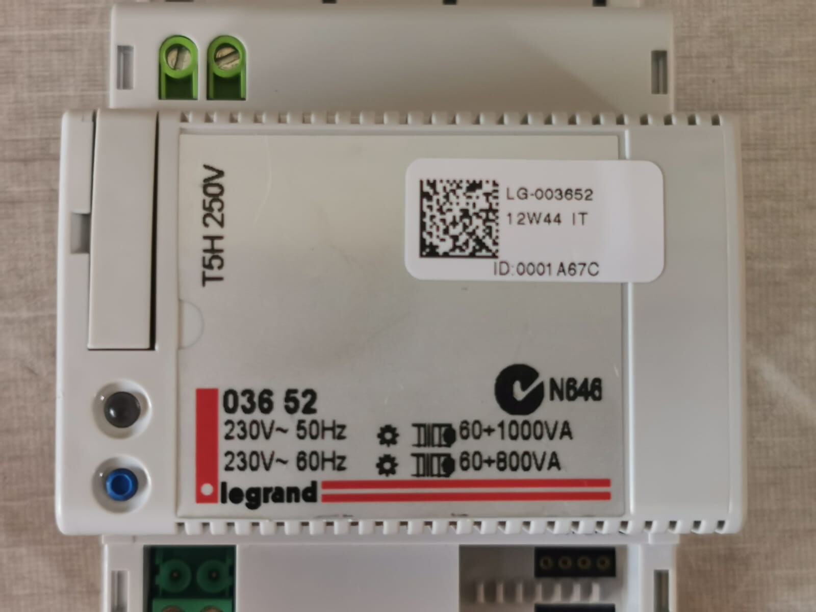 Legrand LG-003652 036 52 LEGRAND LG-003652 DIMMERS LEADING EDGE INTERFACE SYSTEM SCS DIN RAIL 2