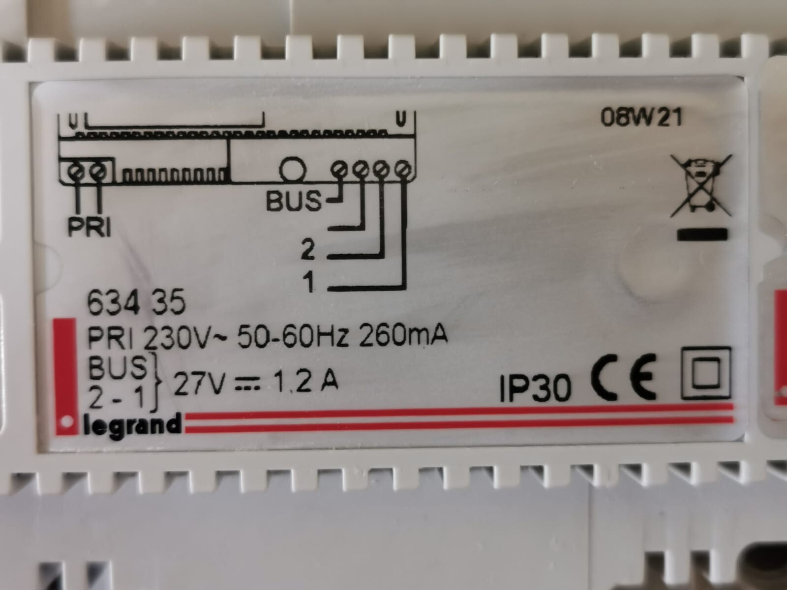 Legrand LGR063435 634 35 Legrand LGR063435 Power Supply 2