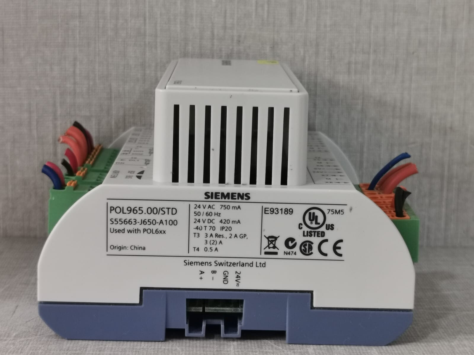 Siemens POL965.00/STD SIEMENS POL965.00/STD I/O EXTENSION MODULE 4