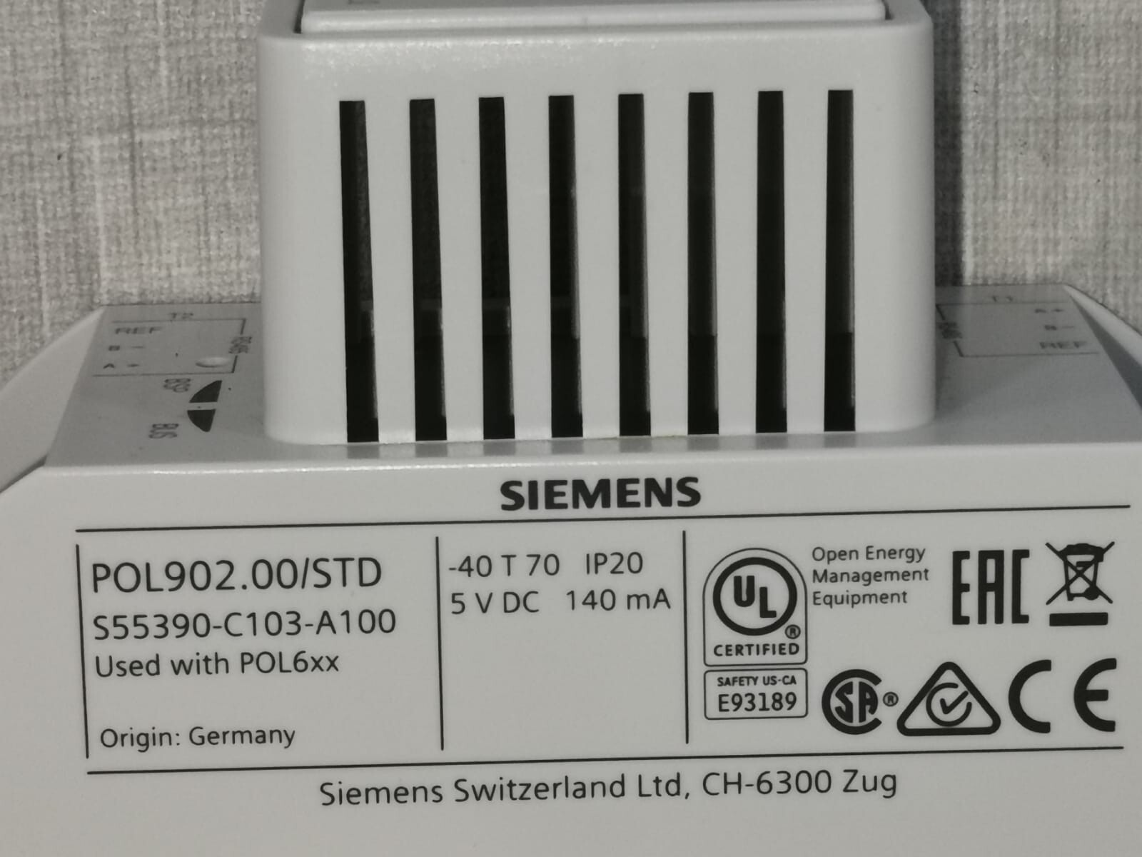 Siemens POL902.00/STD SIEMENS POL902.00/STD COMMUNICATON MODBUS MODULE 3